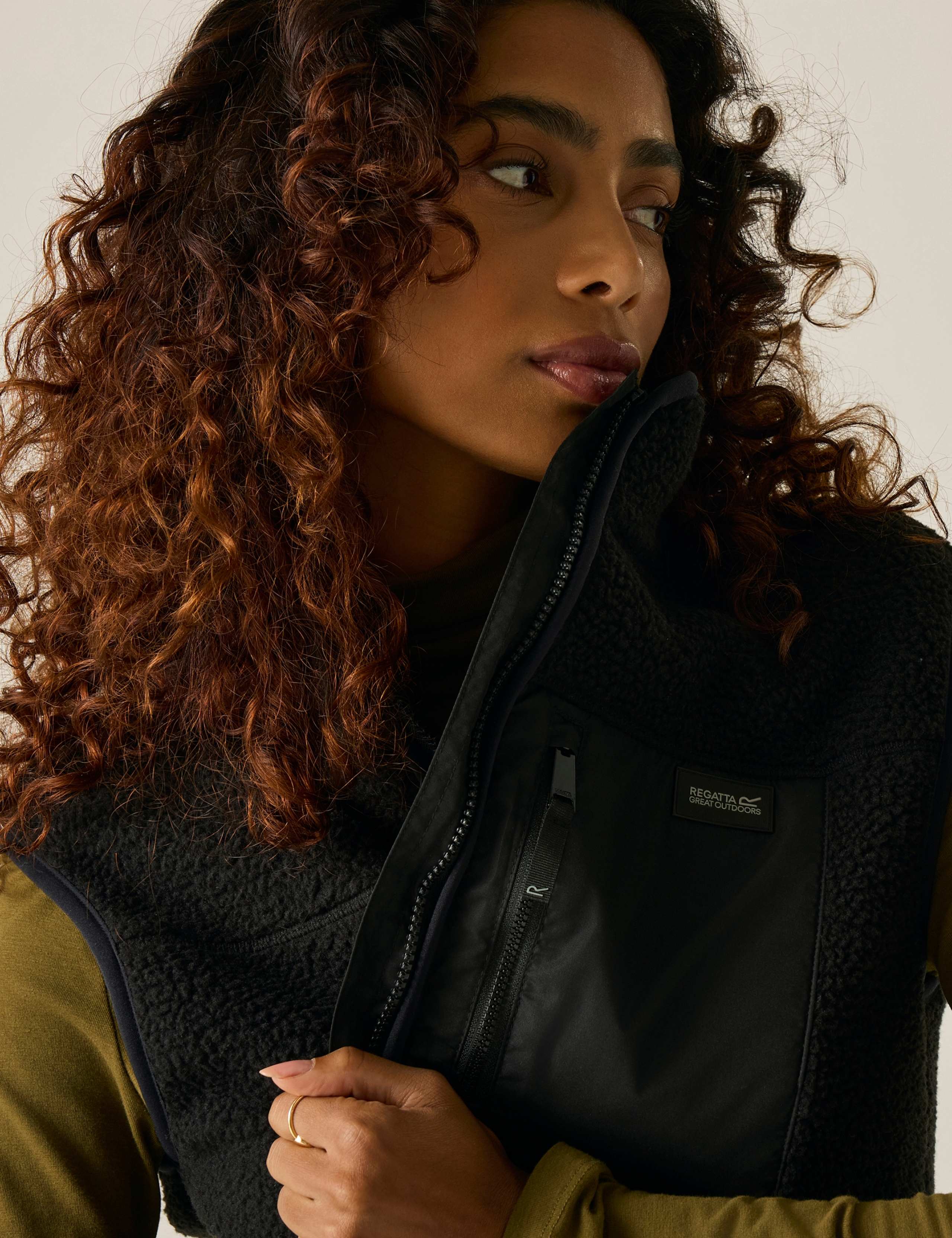 Frankie Borg Funnel Neck Longline Gilet 7 of 7
