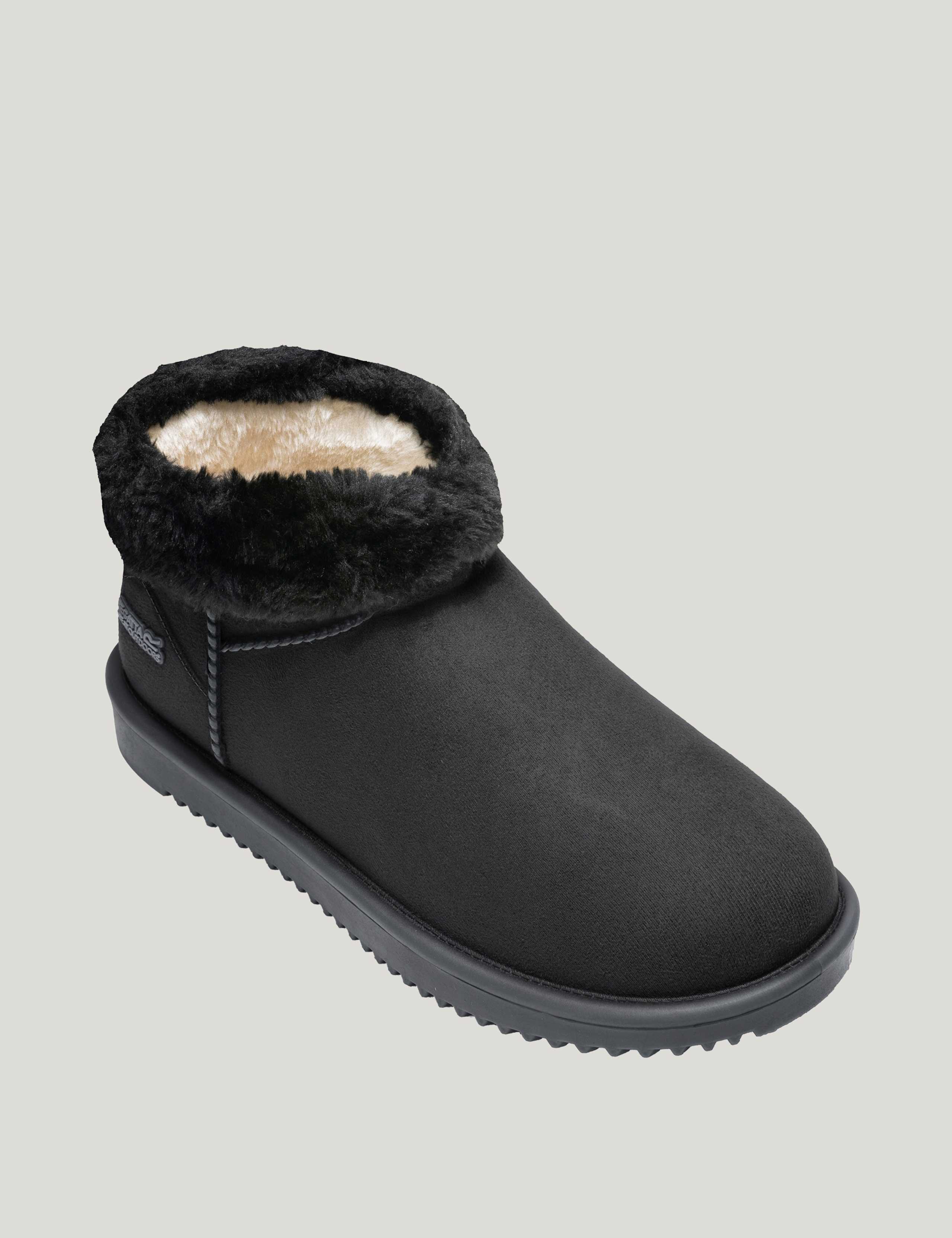 Waterproof Flat Borg Lined Shoe Boots 7 of 9