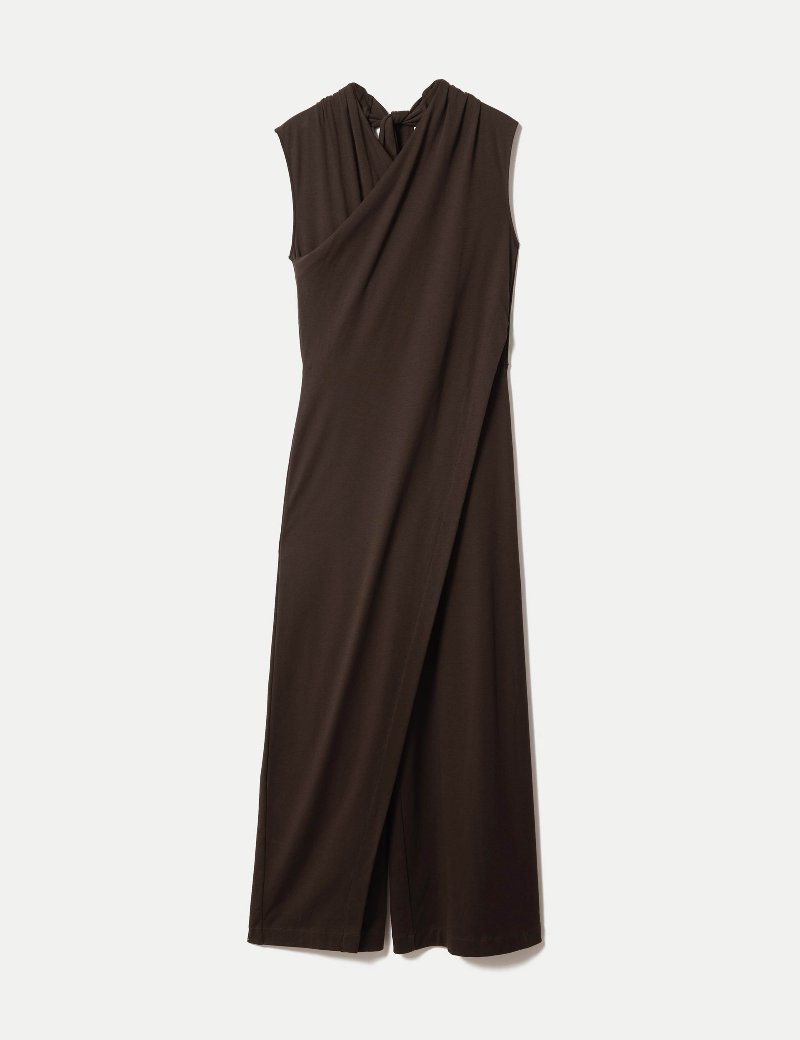 Pure Cotton Sleeveless Cropped Jumpsuit 2 of 5