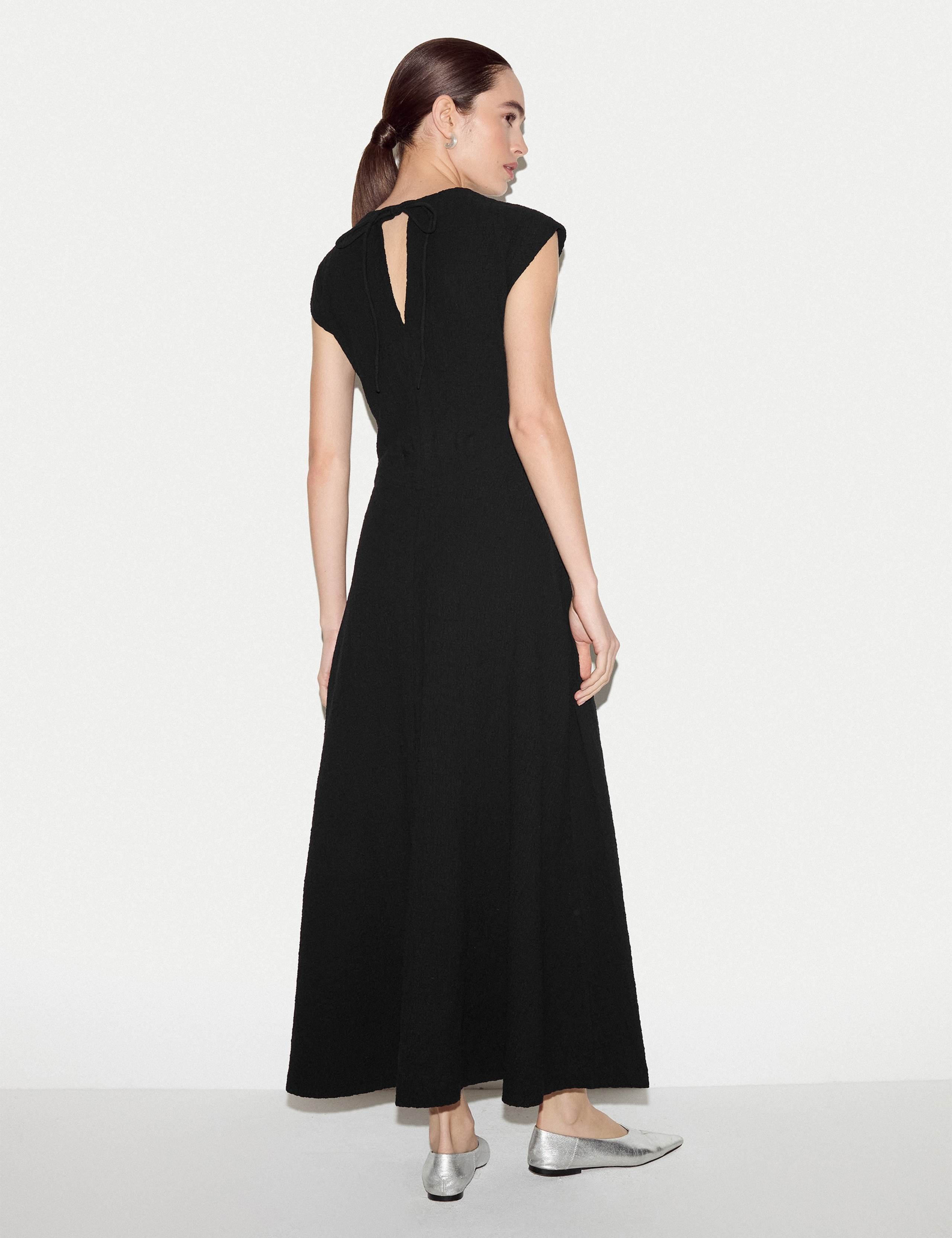 Cotton Rich Textured Midaxi Skater Dress 4 of 6