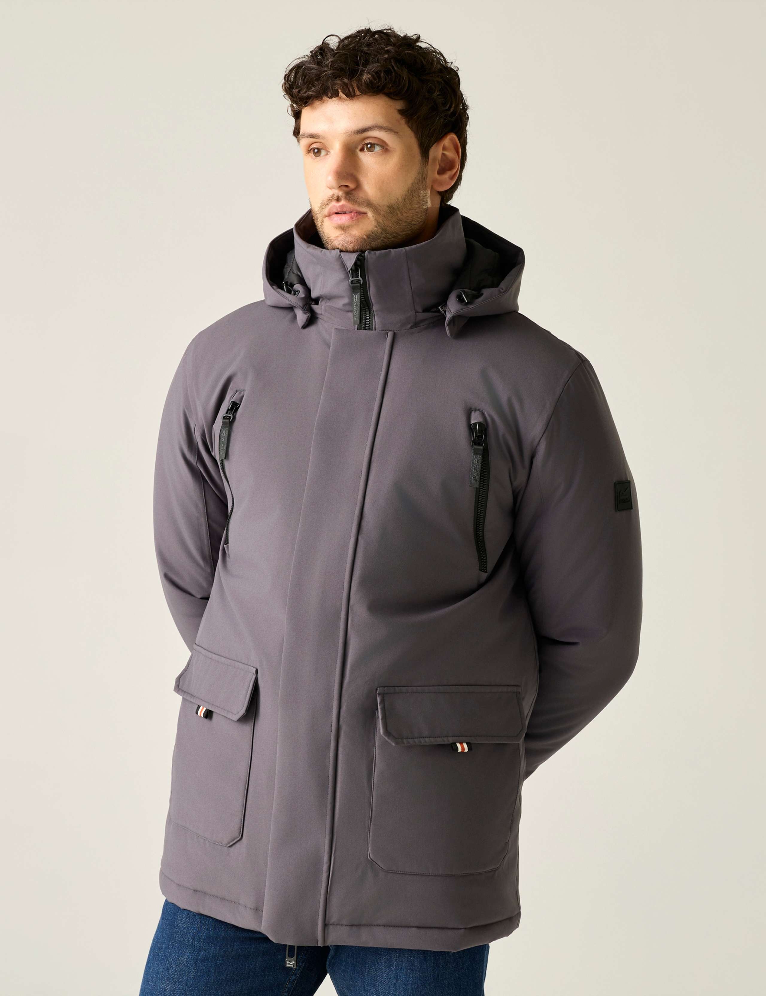Marron Waterproof Hooded Jacket 3 of 7
