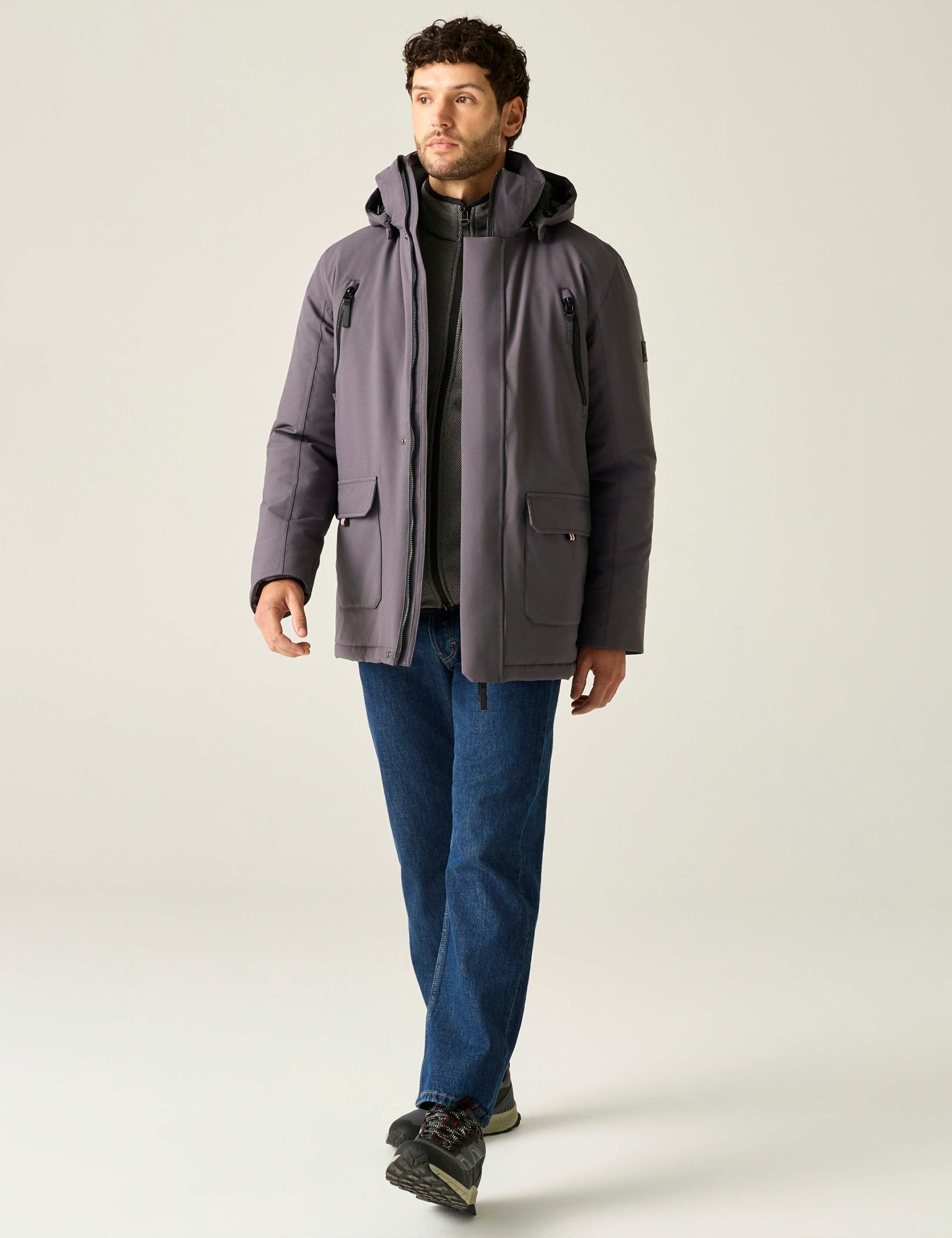 Marron Waterproof Hooded Jacket 5 of 7