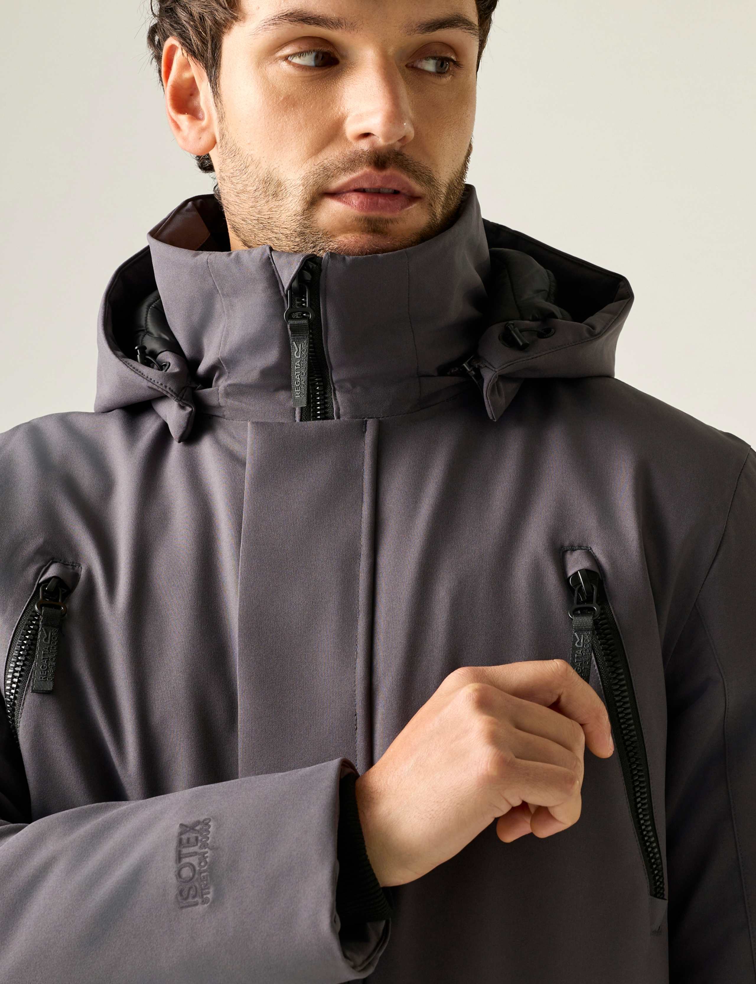 Marron Waterproof Hooded Jacket 6 of 7