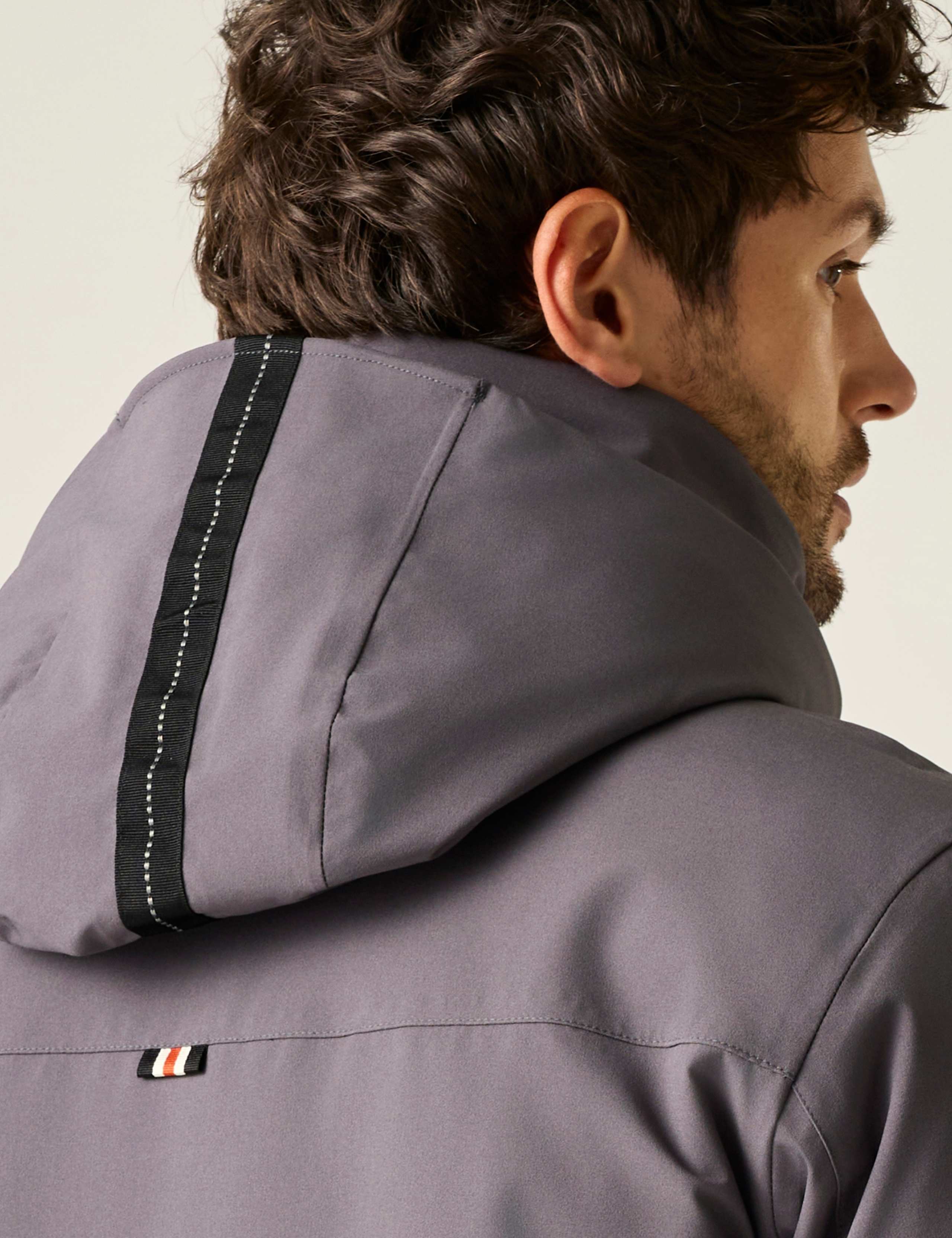 Marron Waterproof Hooded Jacket 7 of 7