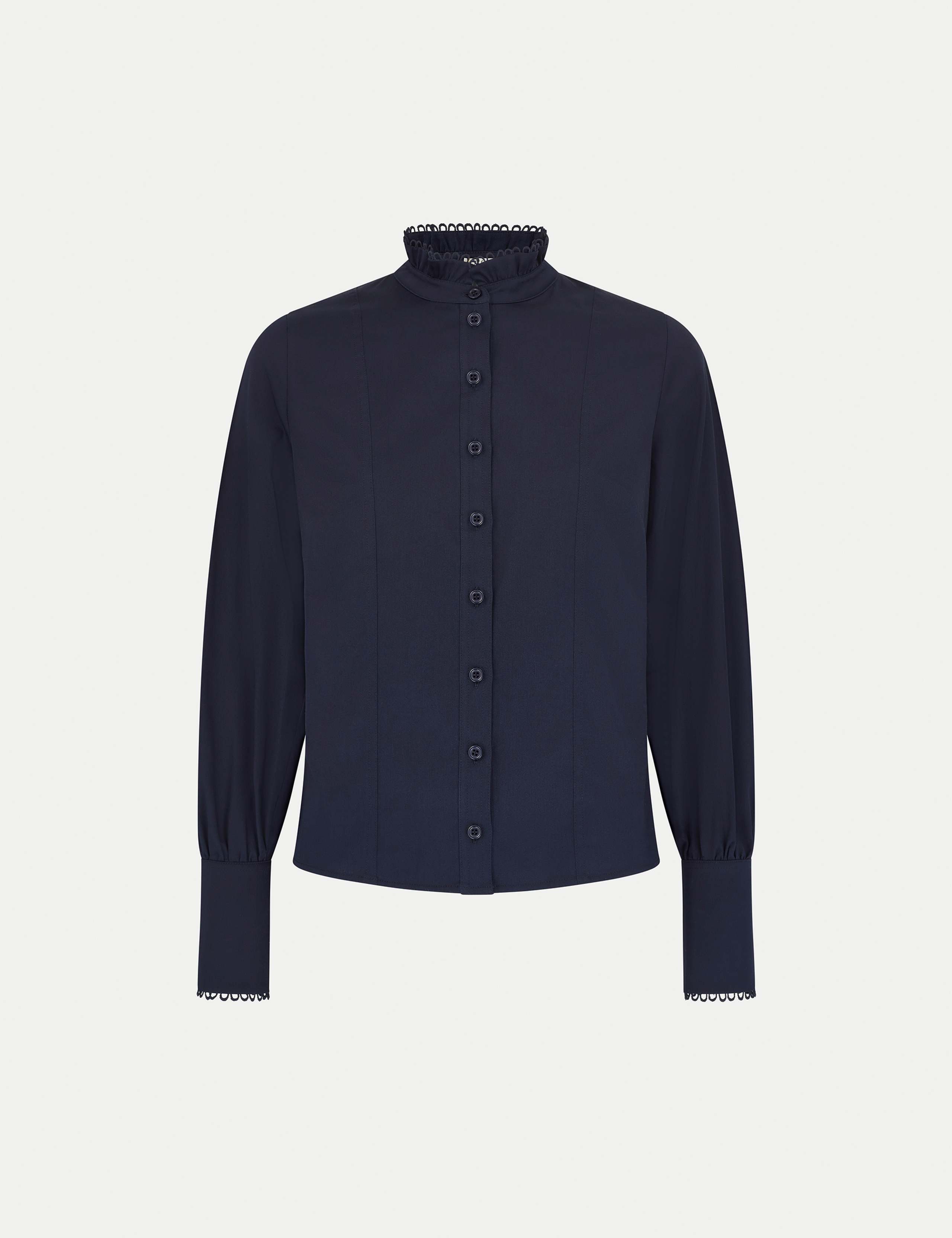 Pure Cotton Stand Collar Shirt 2 of 6