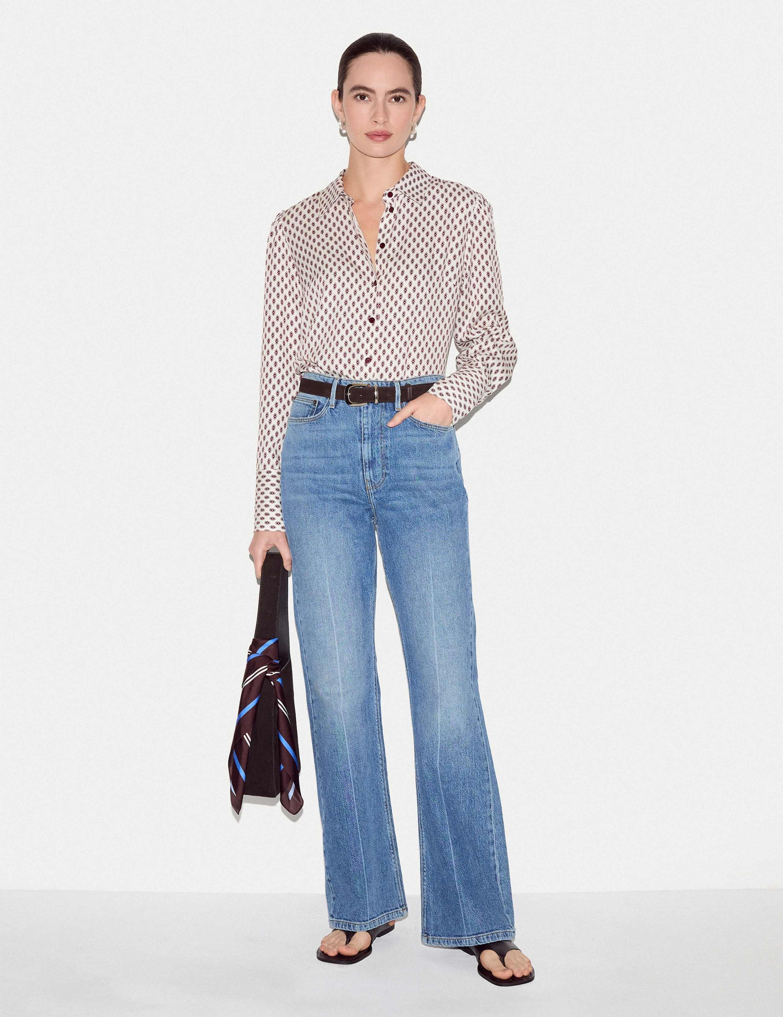 Geometric Collared Shirt 2 of 4