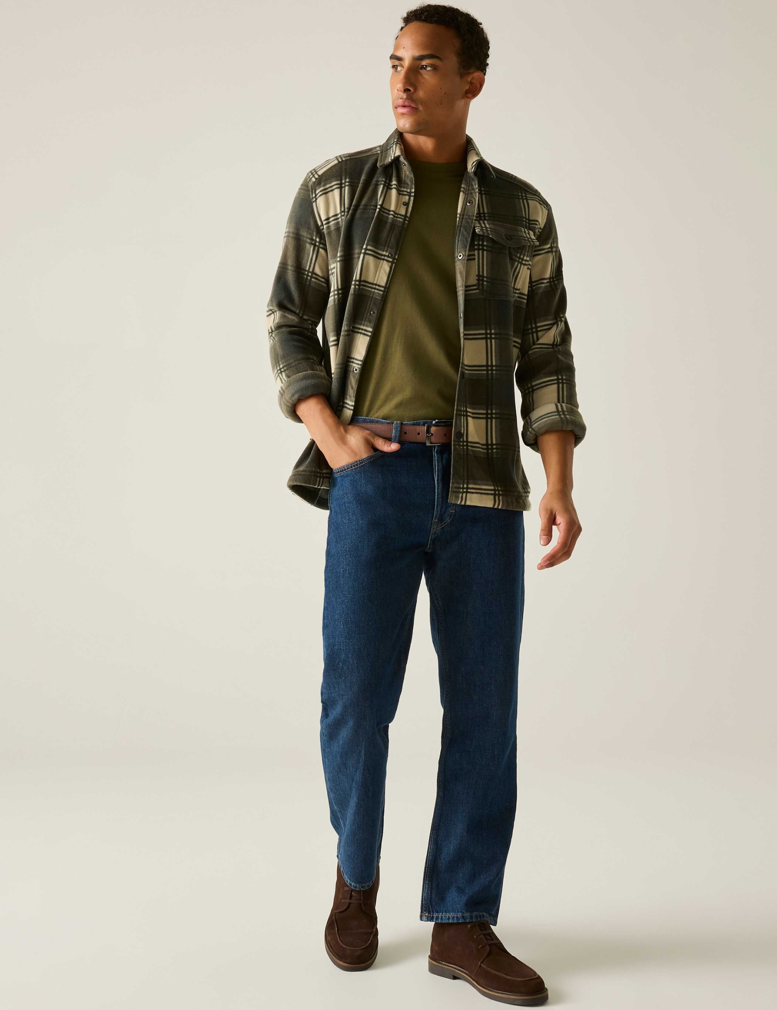 Regular Fit Checked Flannel Shirt 5 of 7