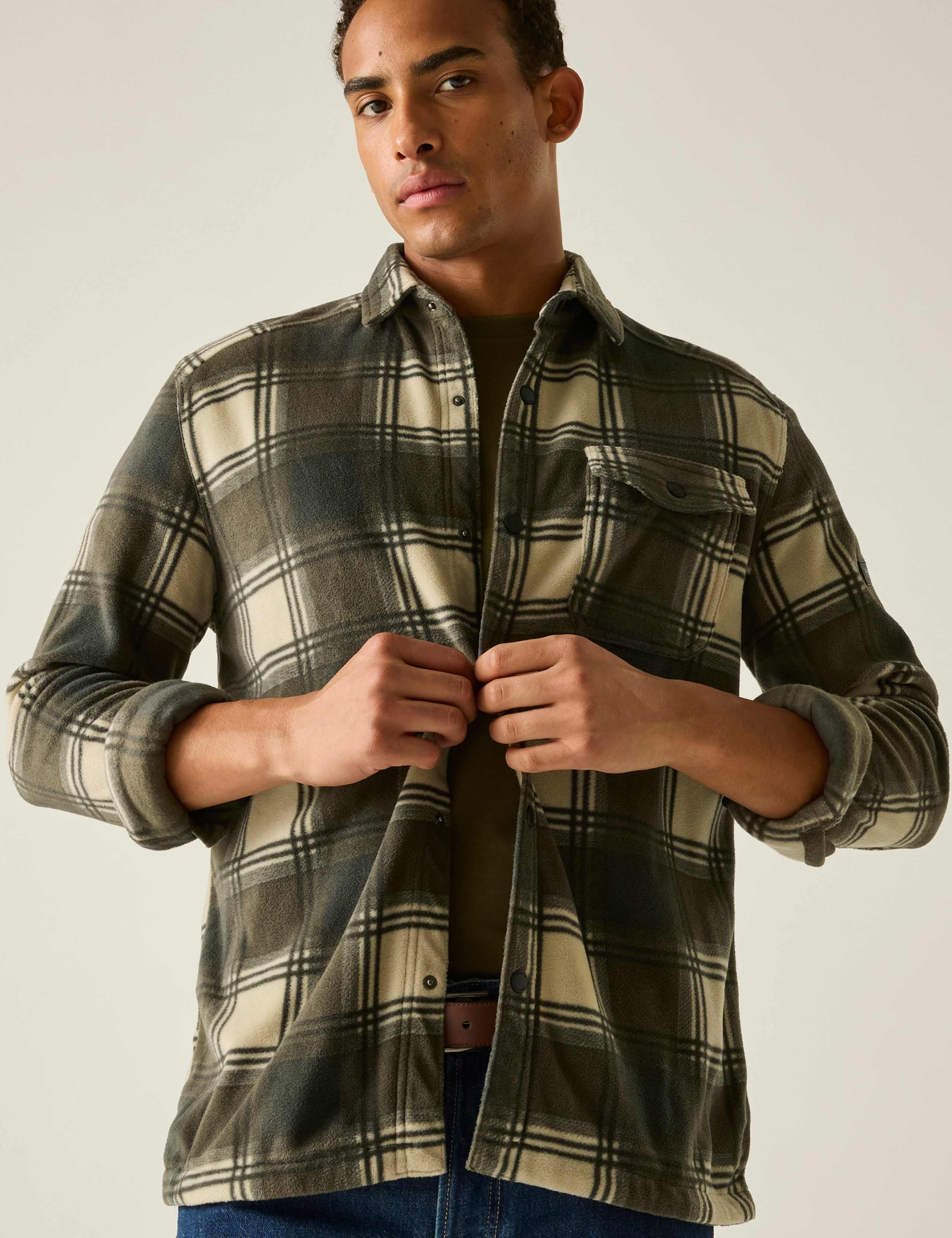 Regular Fit Checked Flannel Shirt 6 of 7