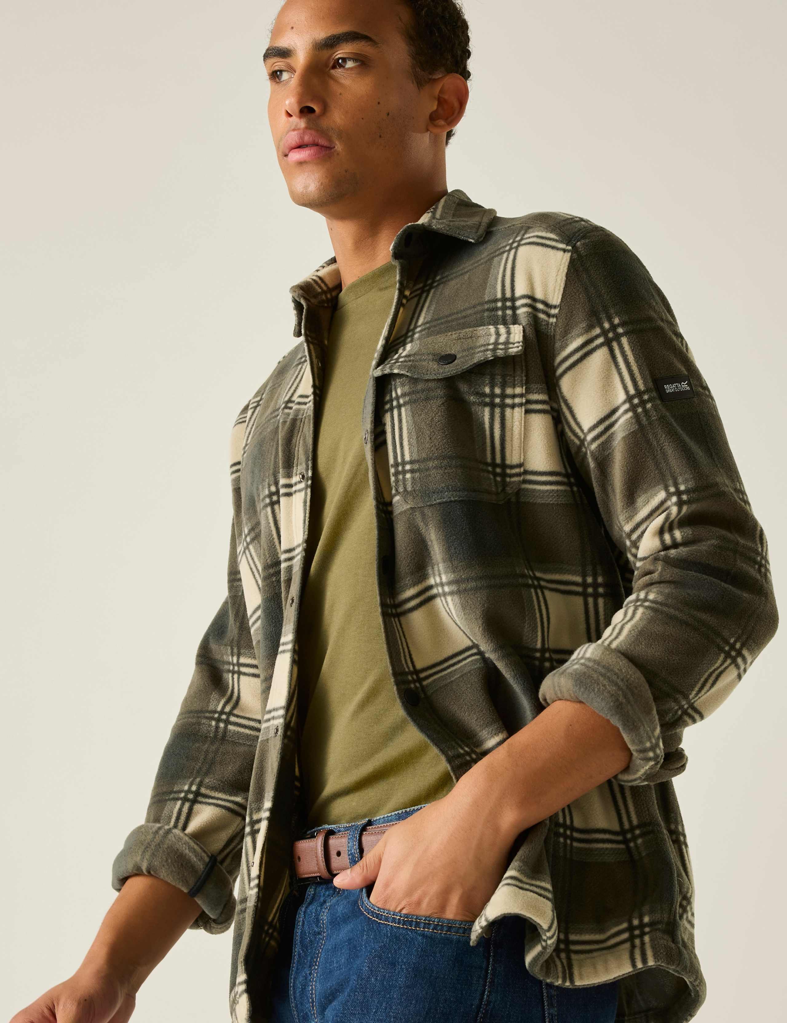 Regular Fit Checked Flannel Shirt 7 of 7