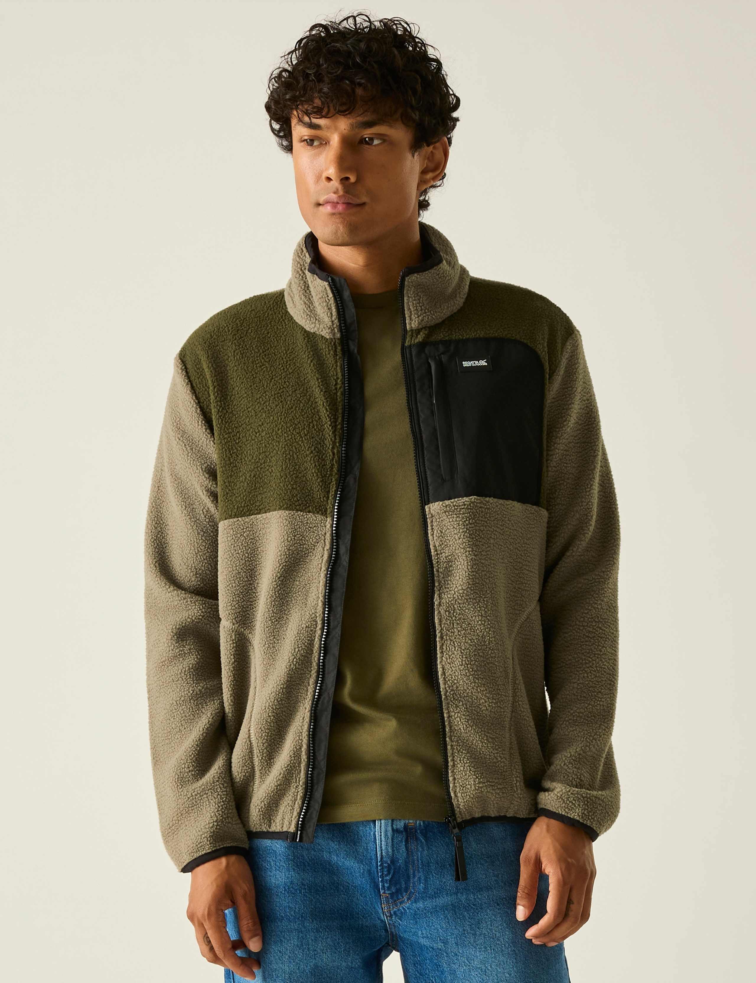 Frankie Borg Colour Block Up Fleece 5 of 7