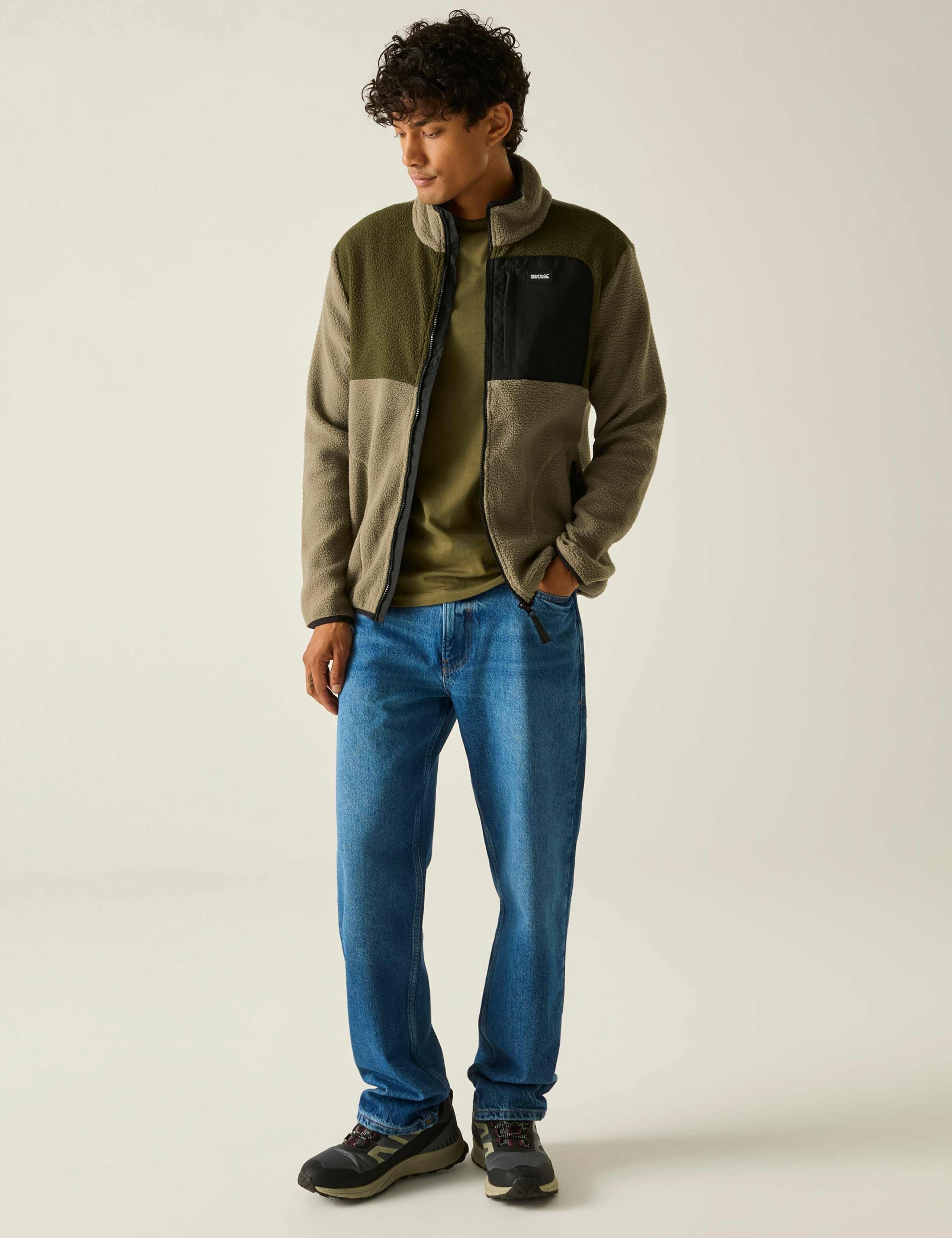 Frankie Borg Colour Block Up Fleece 6 of 7