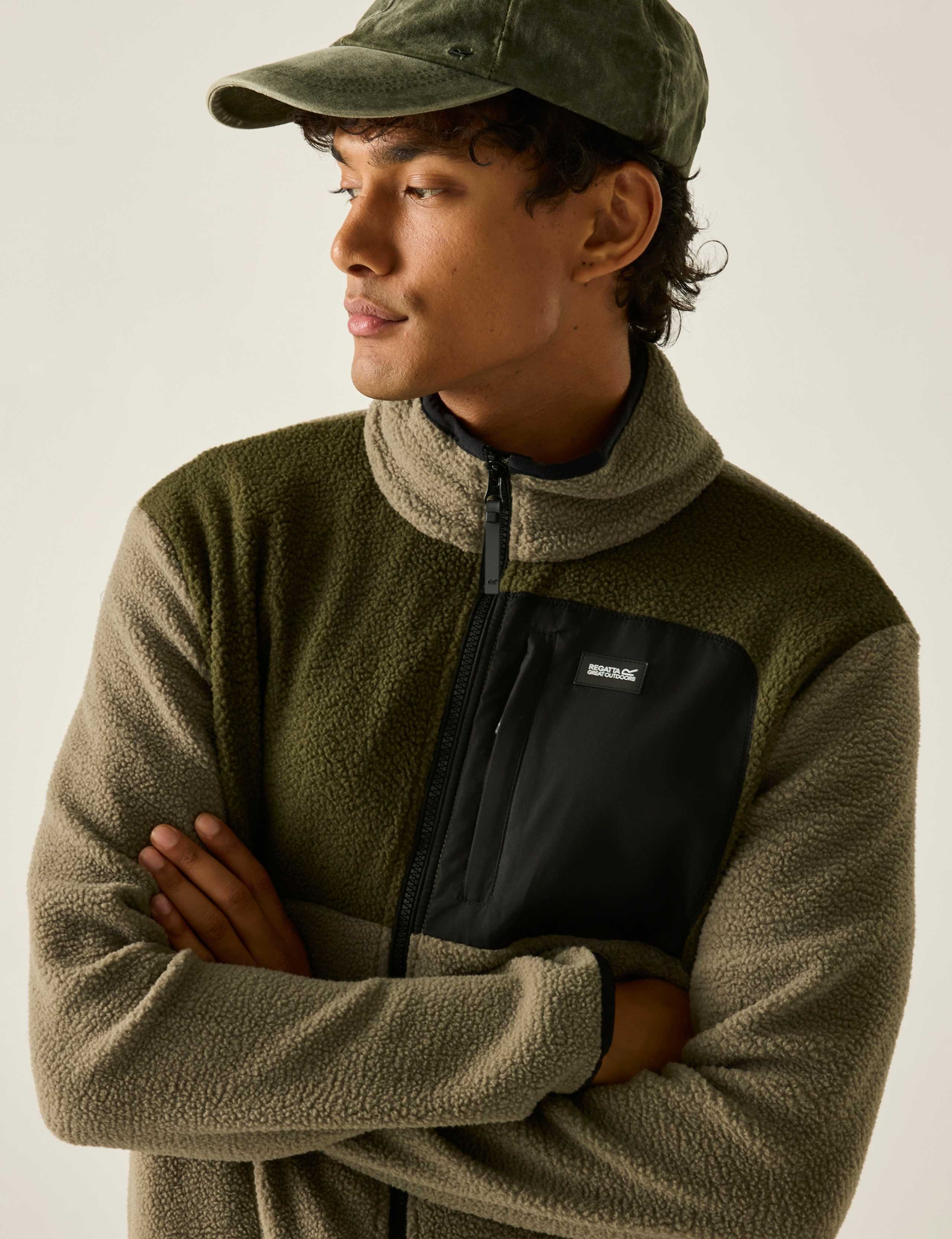 Frankie Borg Colour Block Up Fleece 7 of 7