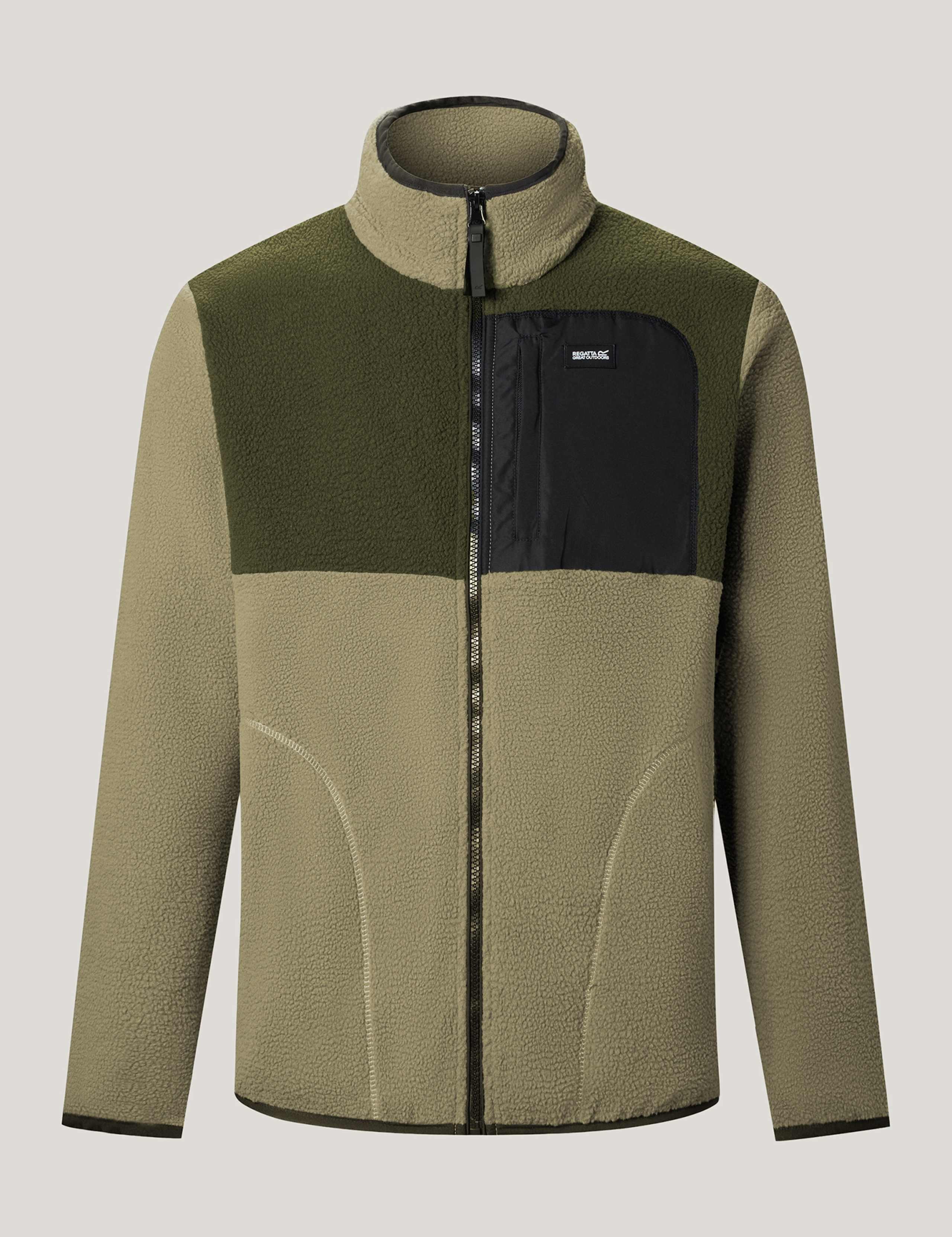 Frankie Borg Colour Block Up Fleece 2 of 7