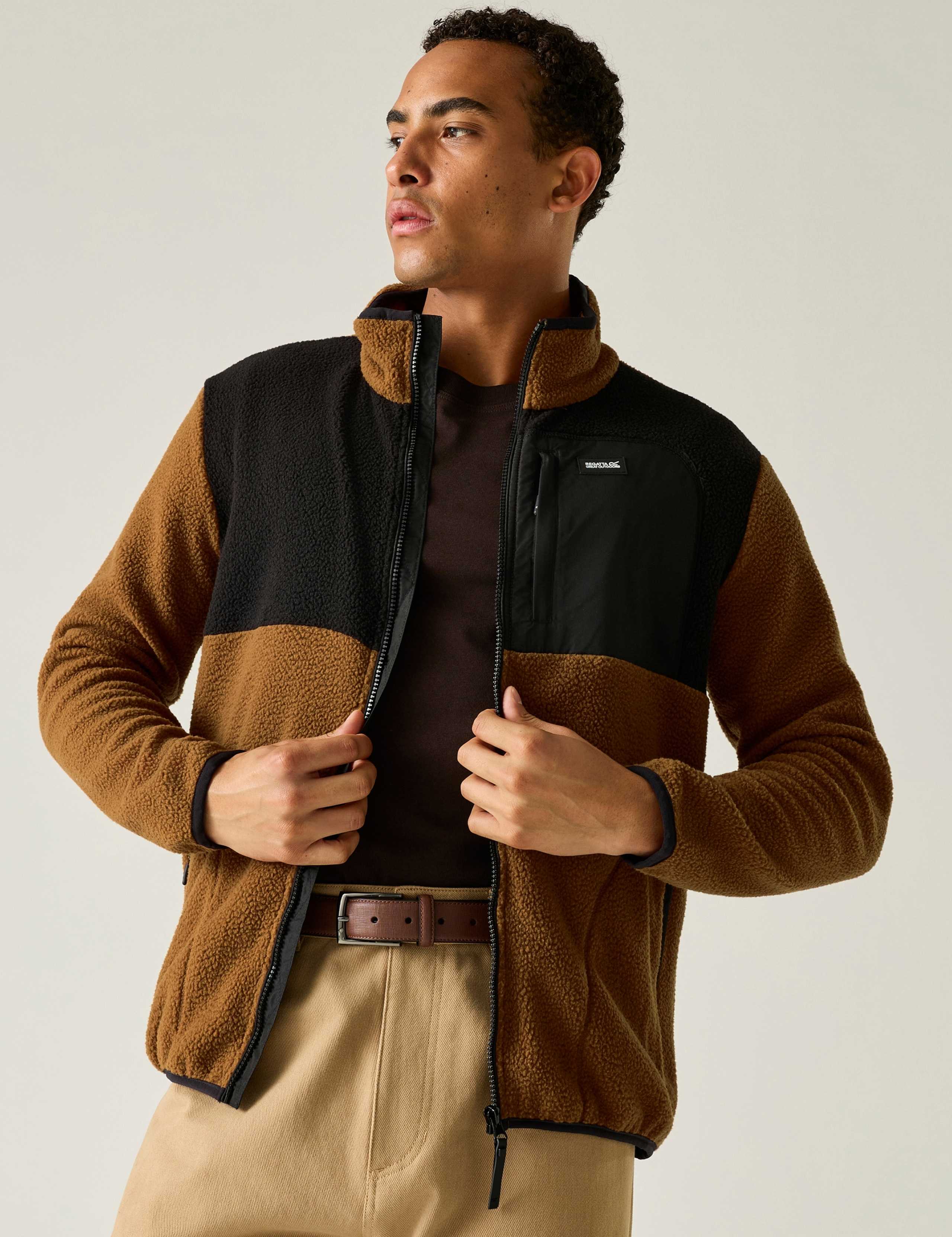 Frankie Borg Colour Block Up Fleece 3 of 7