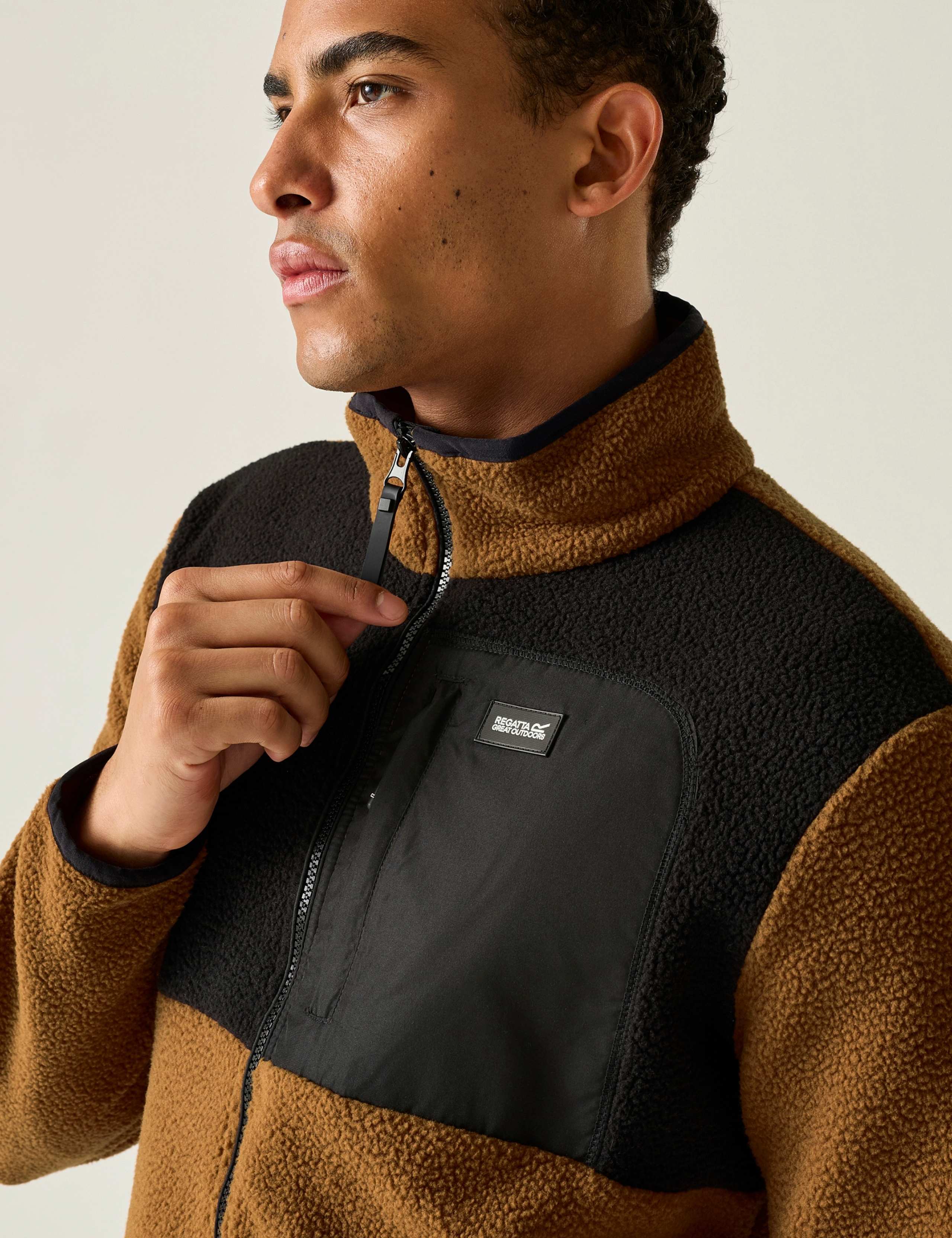Frankie Borg Colour Block Up Fleece 7 of 7