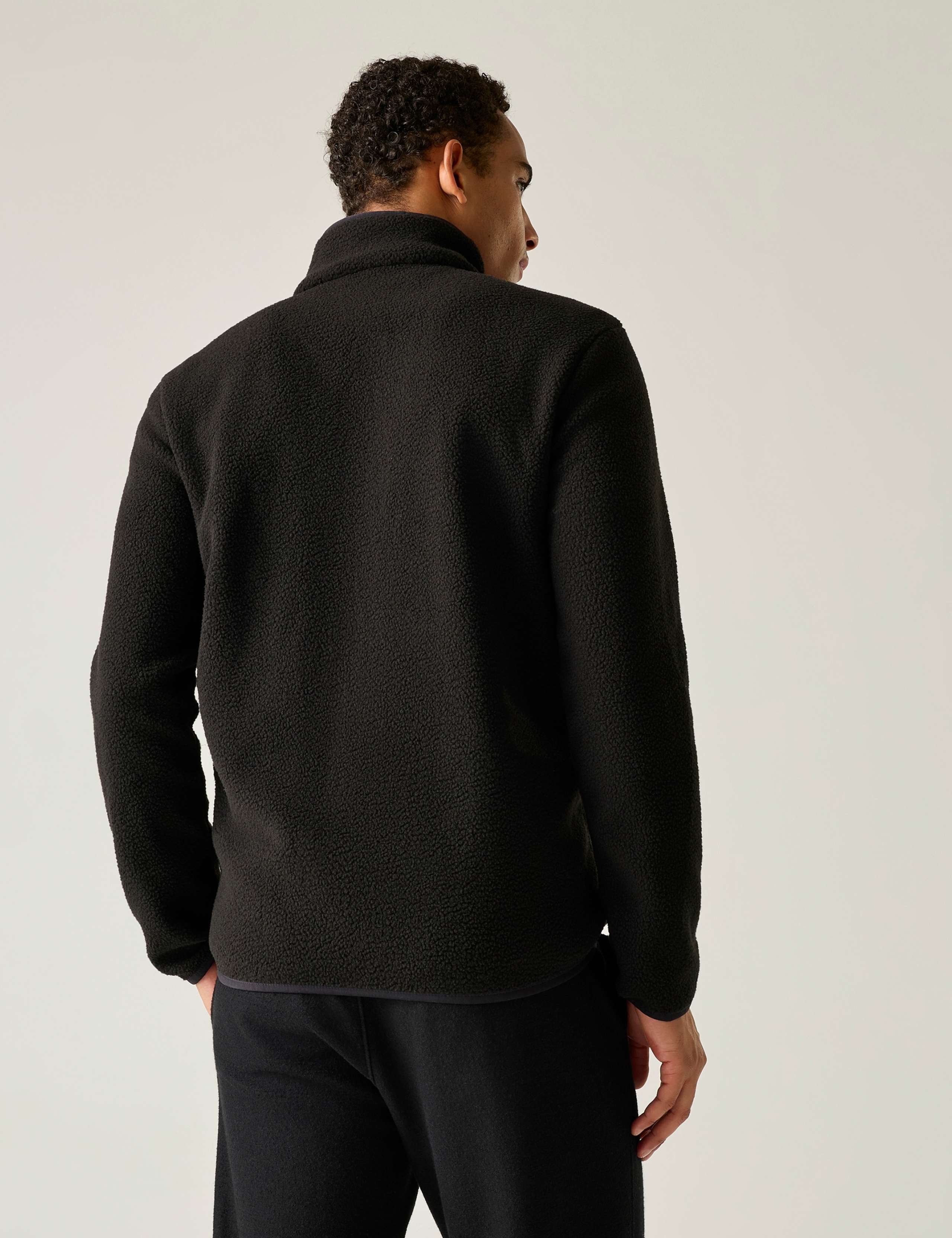 Frankie Borg Funnel Neck Zip Up Fleece 6 of 7