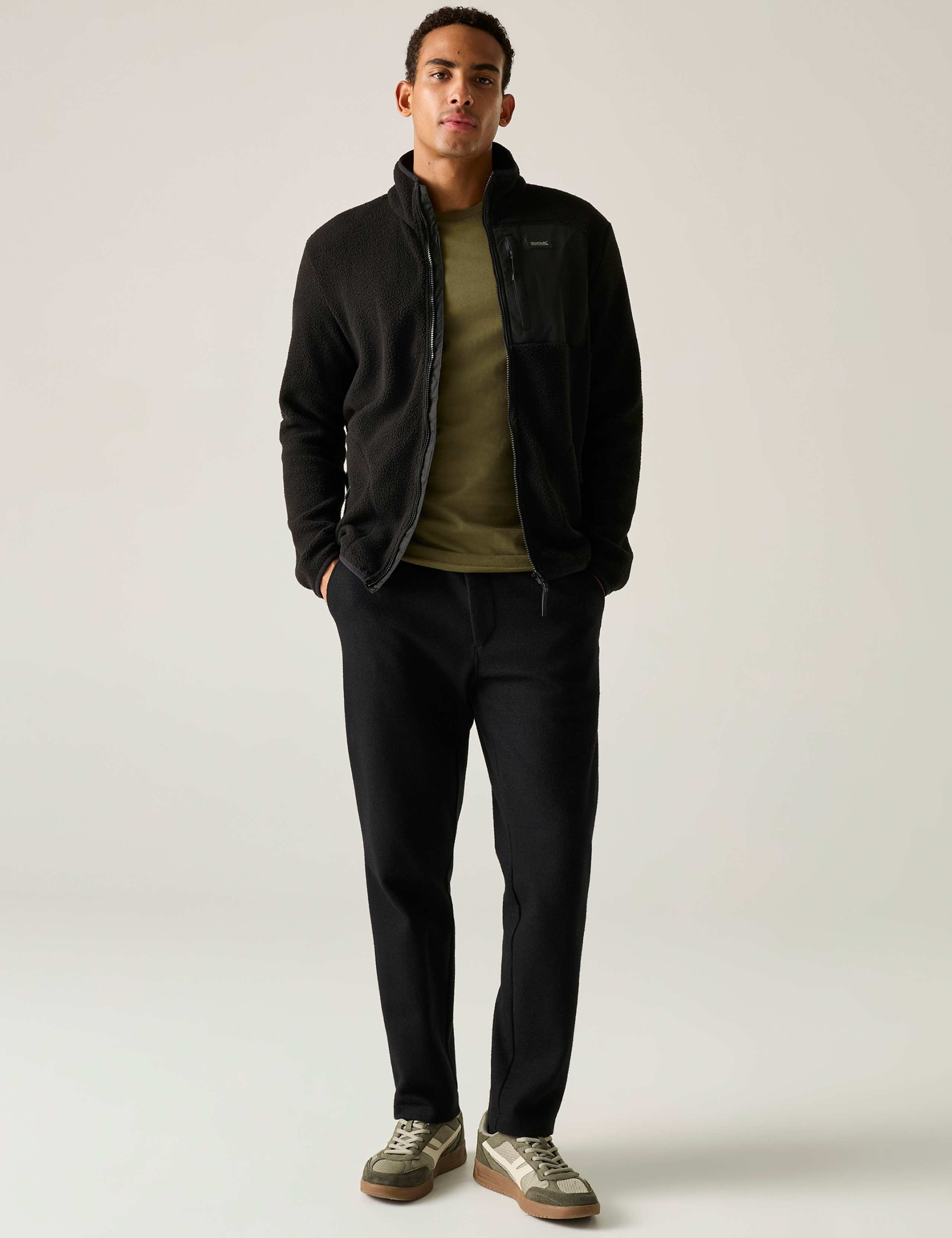 Frankie Borg Funnel Neck Zip Up Fleece 7 of 7