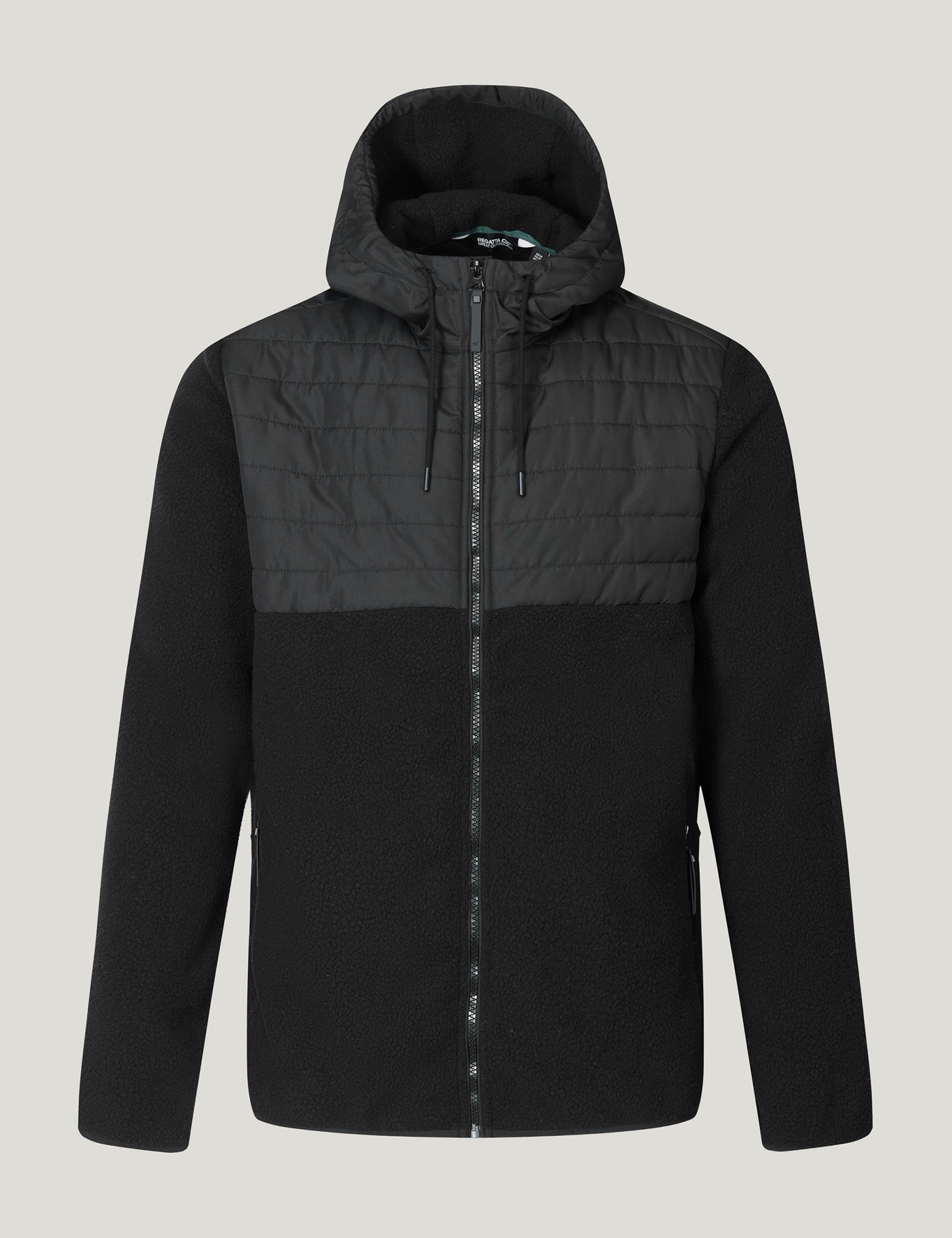 Frankie Borg Hybrid Zip Up Fleece Hoodie 2 of 7
