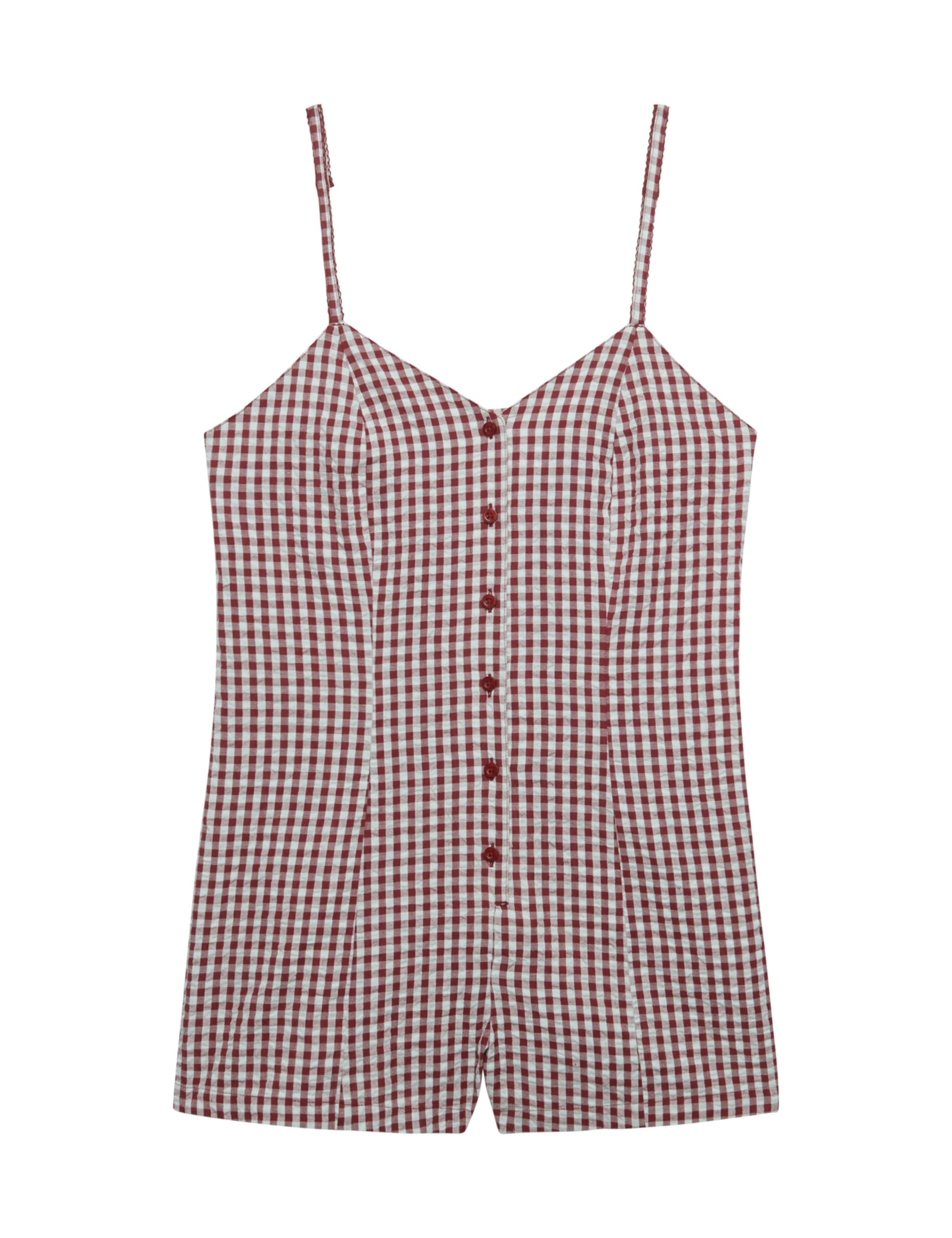 Pure Cotton Gingham Cami Playsuit 2 of 8