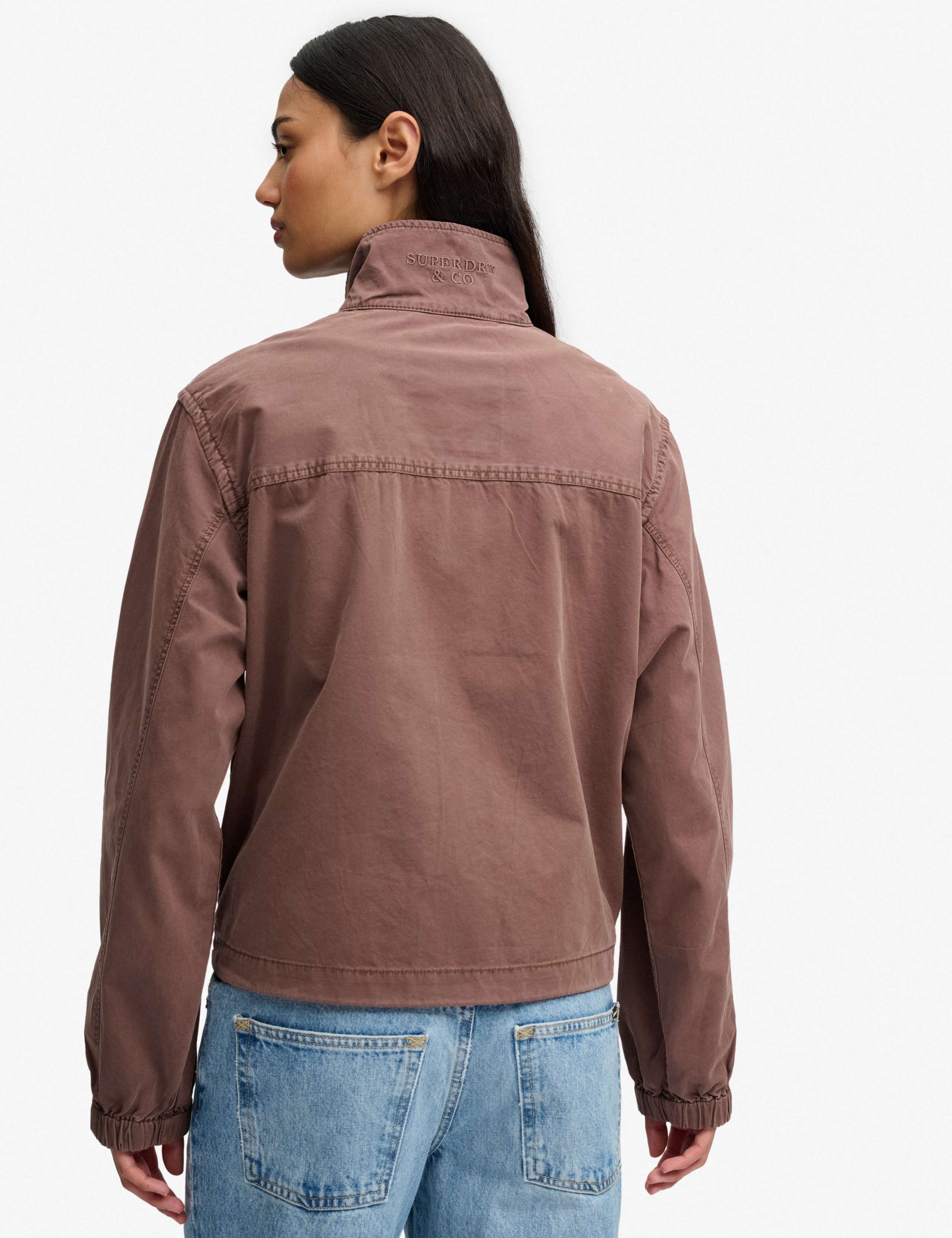 Pure Cotton Relaxed Harrington Jacket 5 of 5