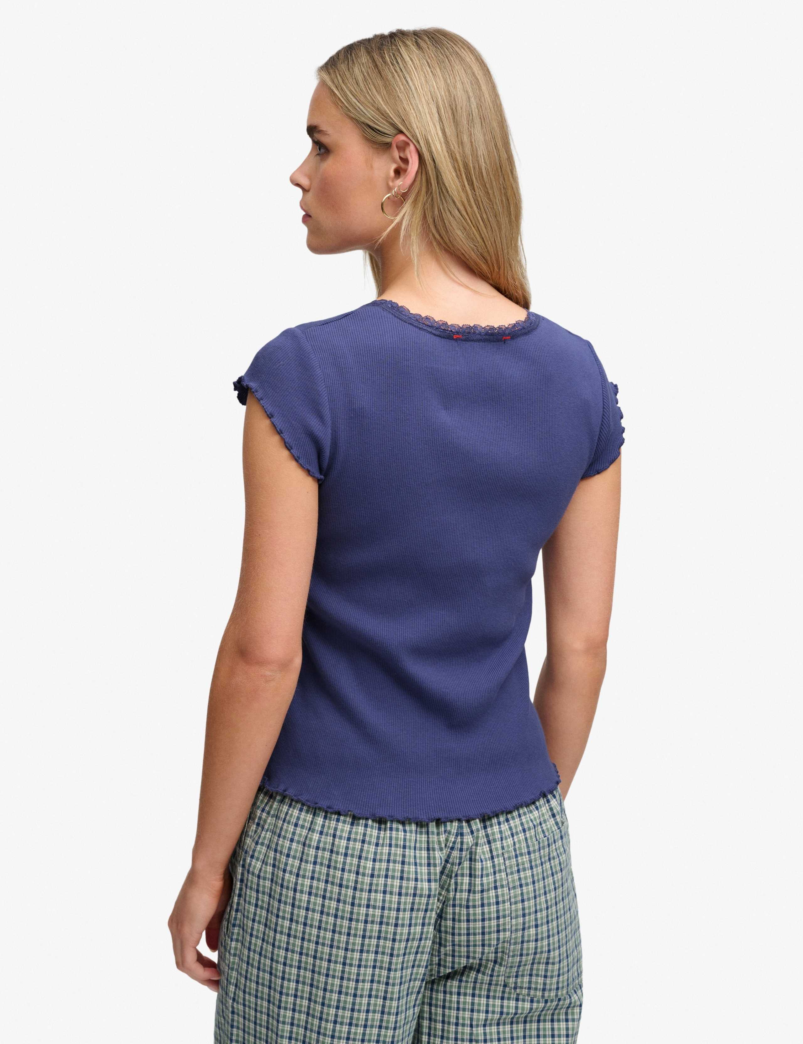 Pure Cotton Square Neck T-Shirt 3 of 5