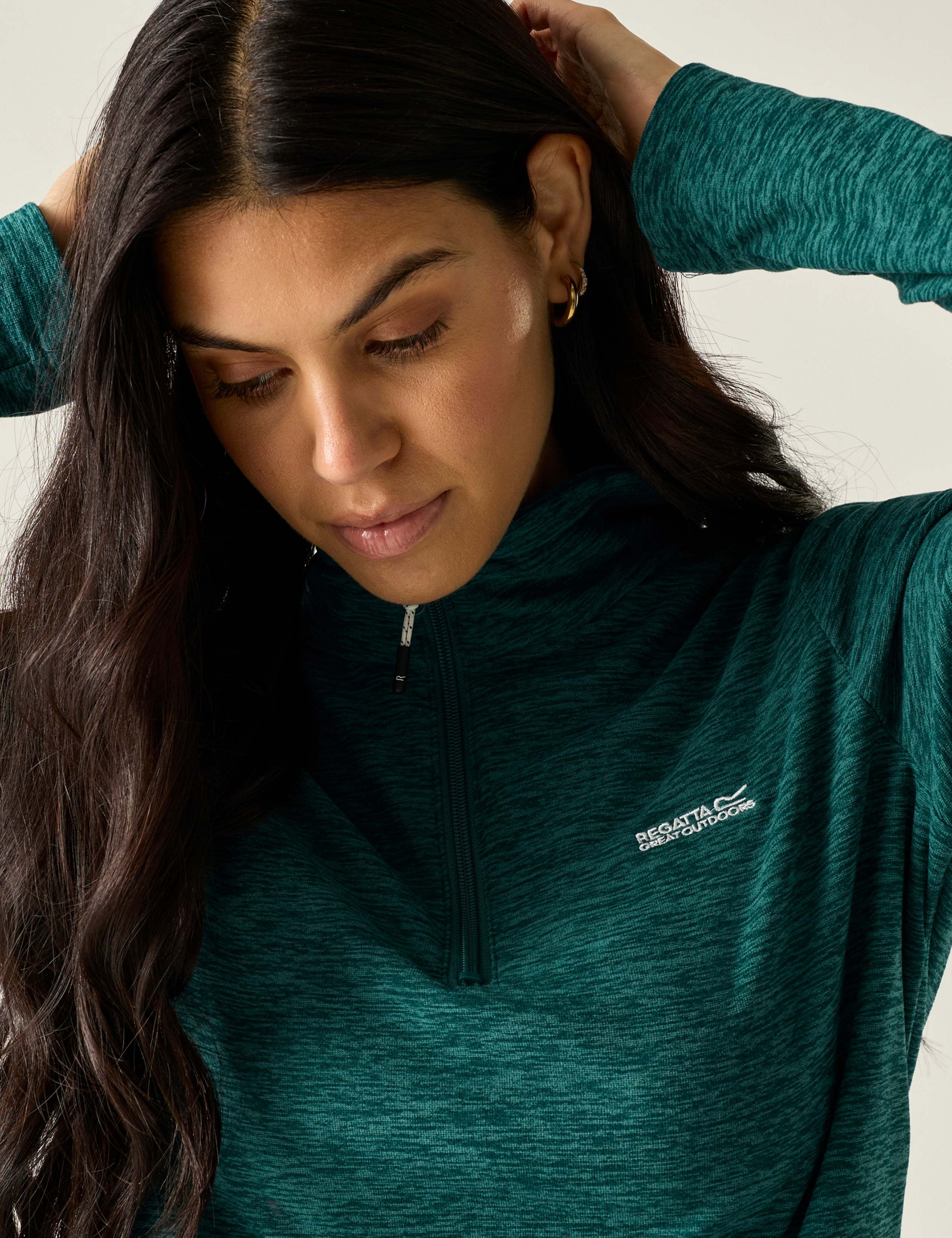 Sweethart Marl Half Zip Fleece 6 of 7