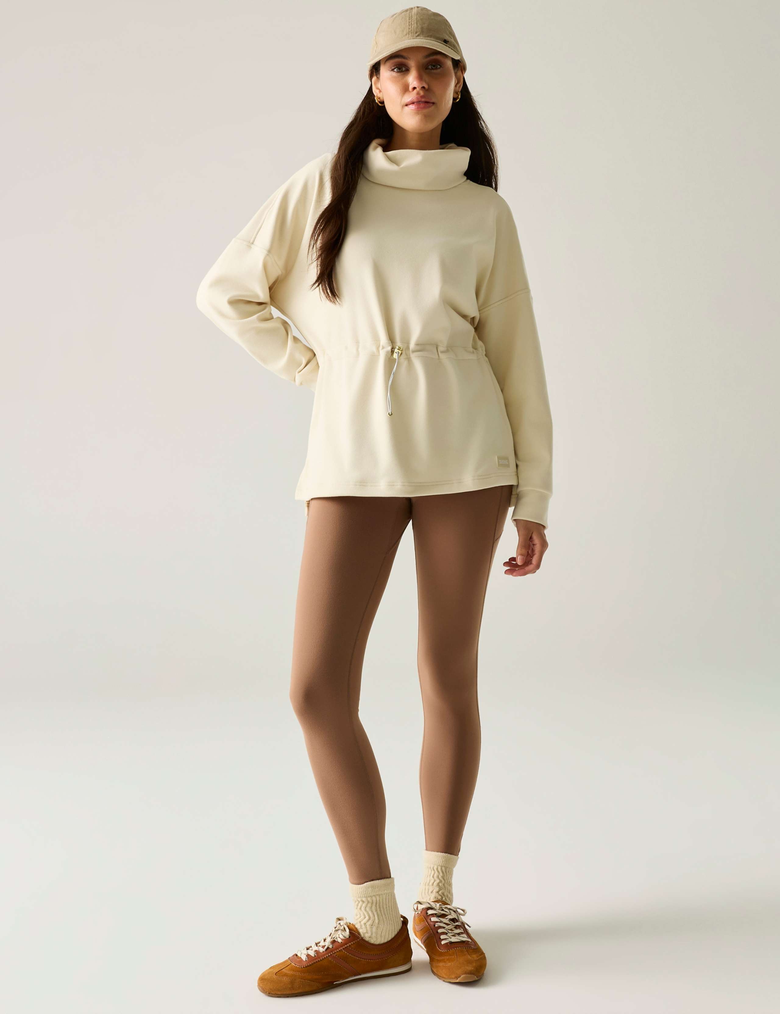 Kali Funnel Neck Fleece Top 3 of 7