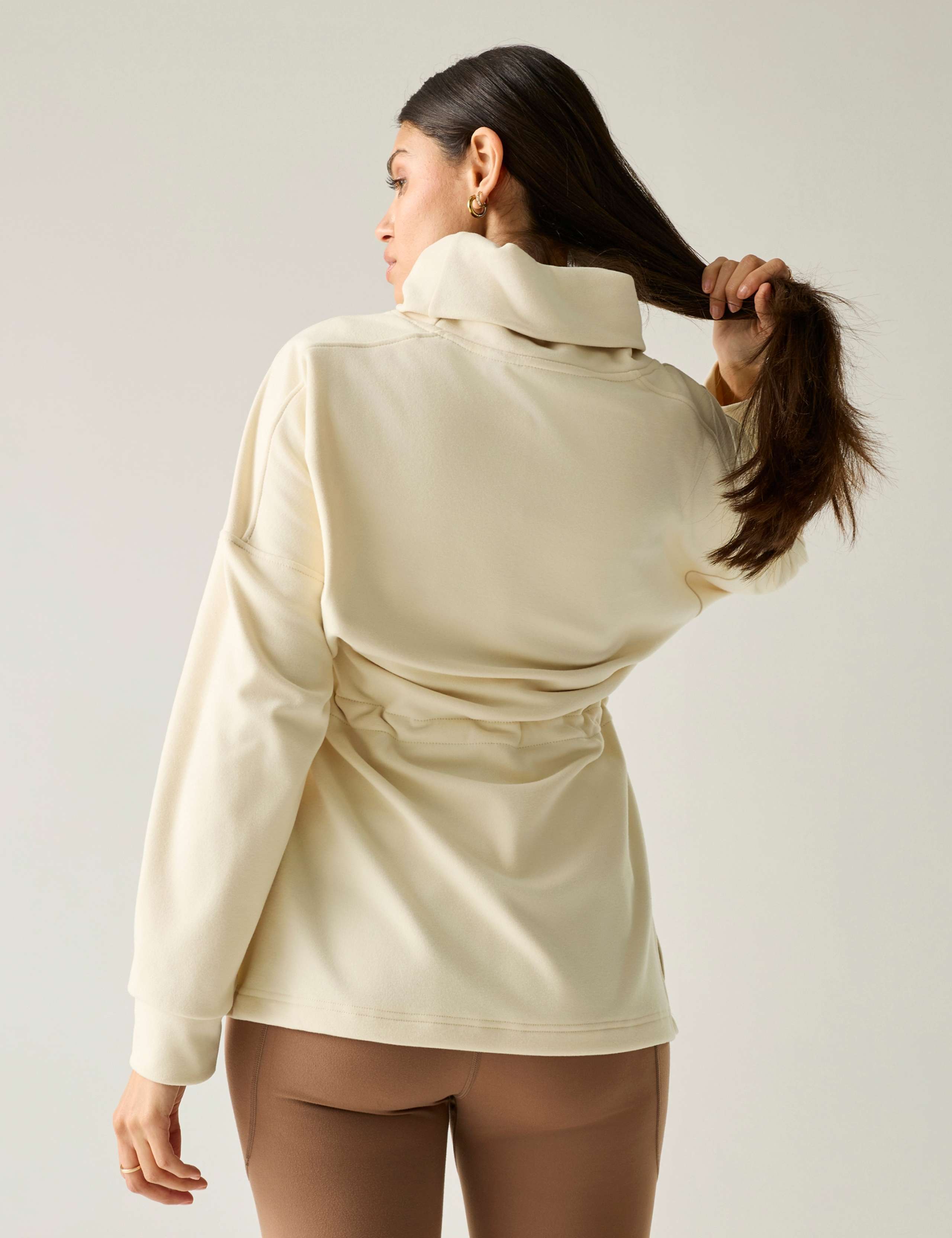 Kali Funnel Neck Fleece Top 4 of 7