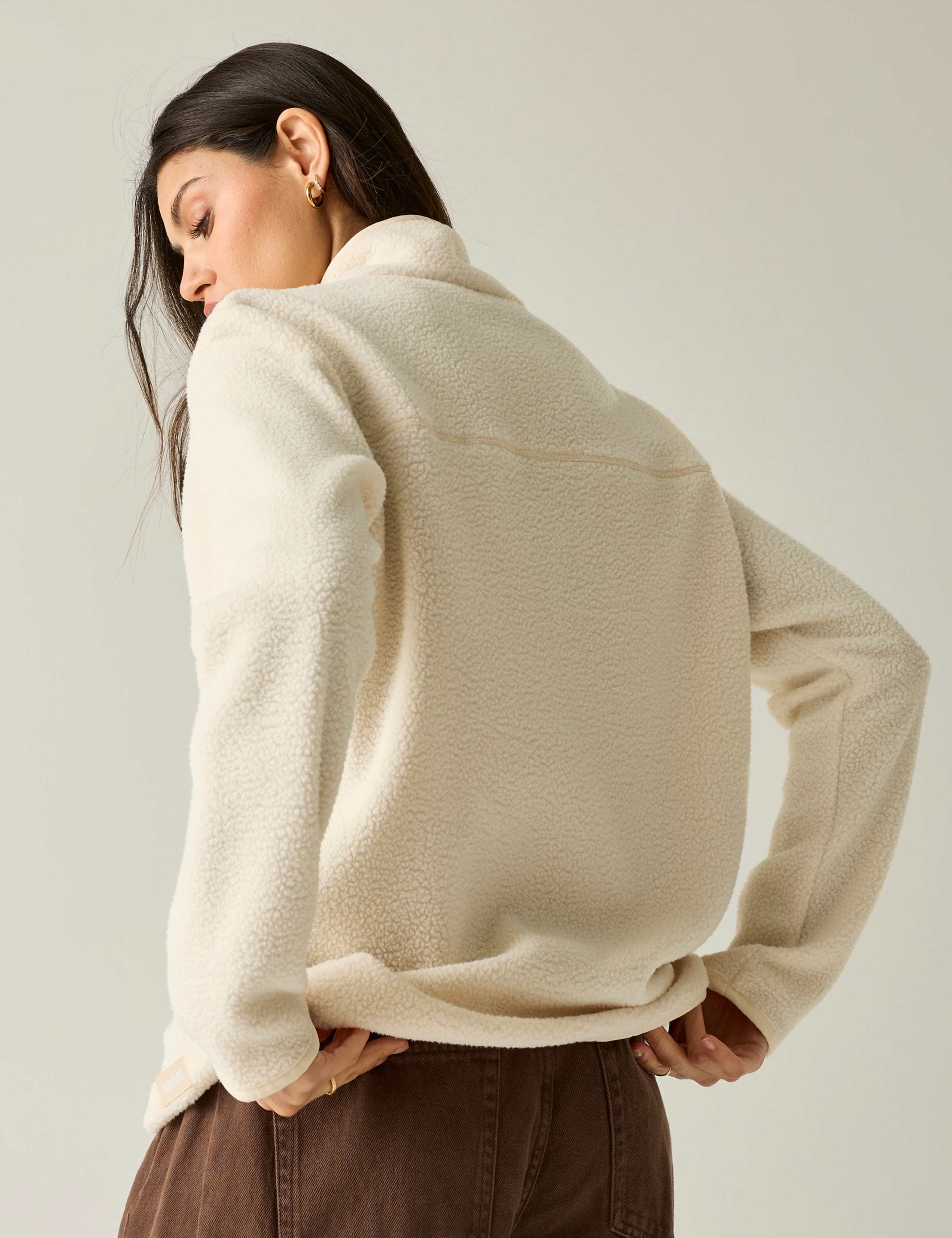 Frankie Borg Funnel Neck Relaxed Sweatshirt 4 of 7