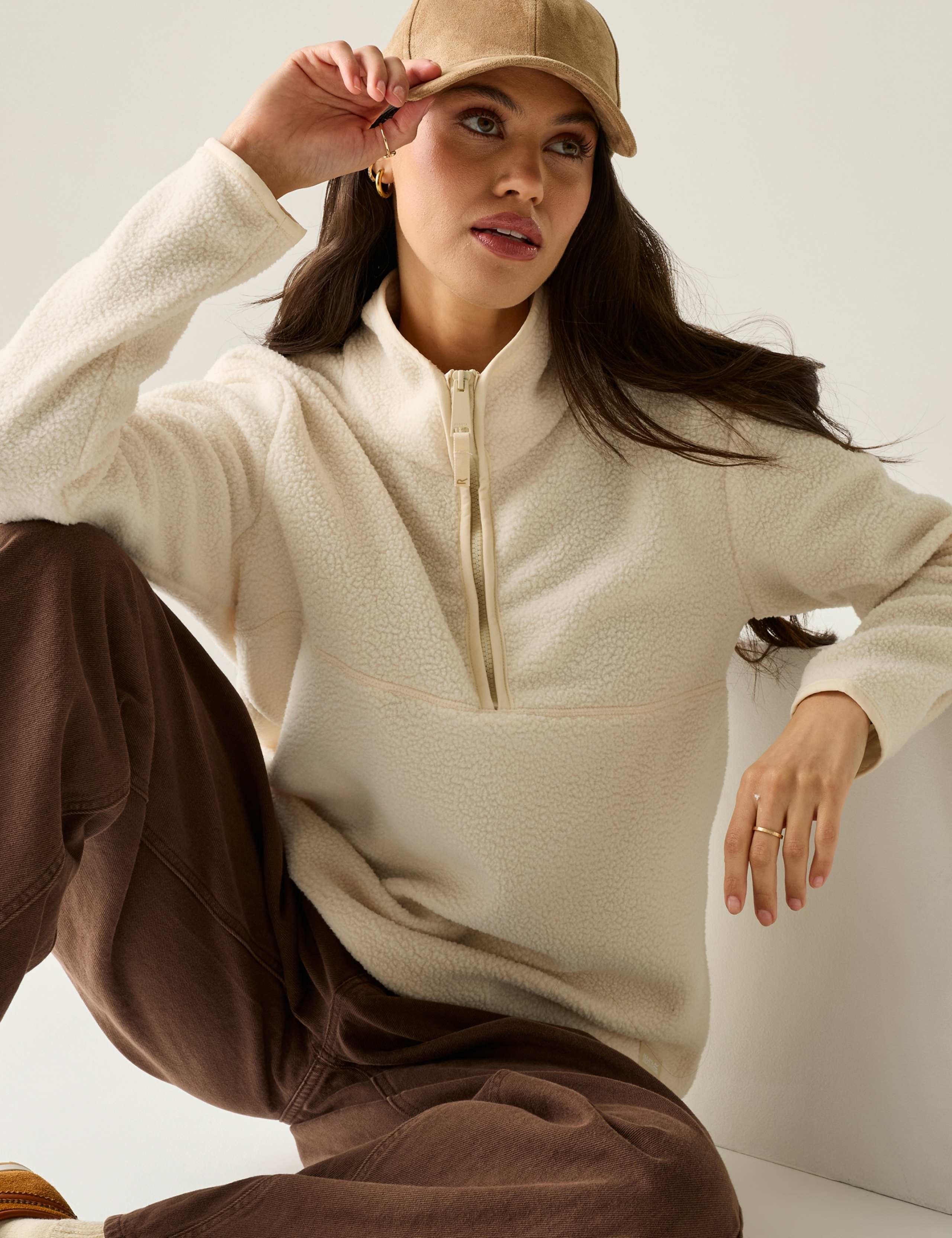 Frankie Borg Funnel Neck Relaxed Sweatshirt 7 of 7
