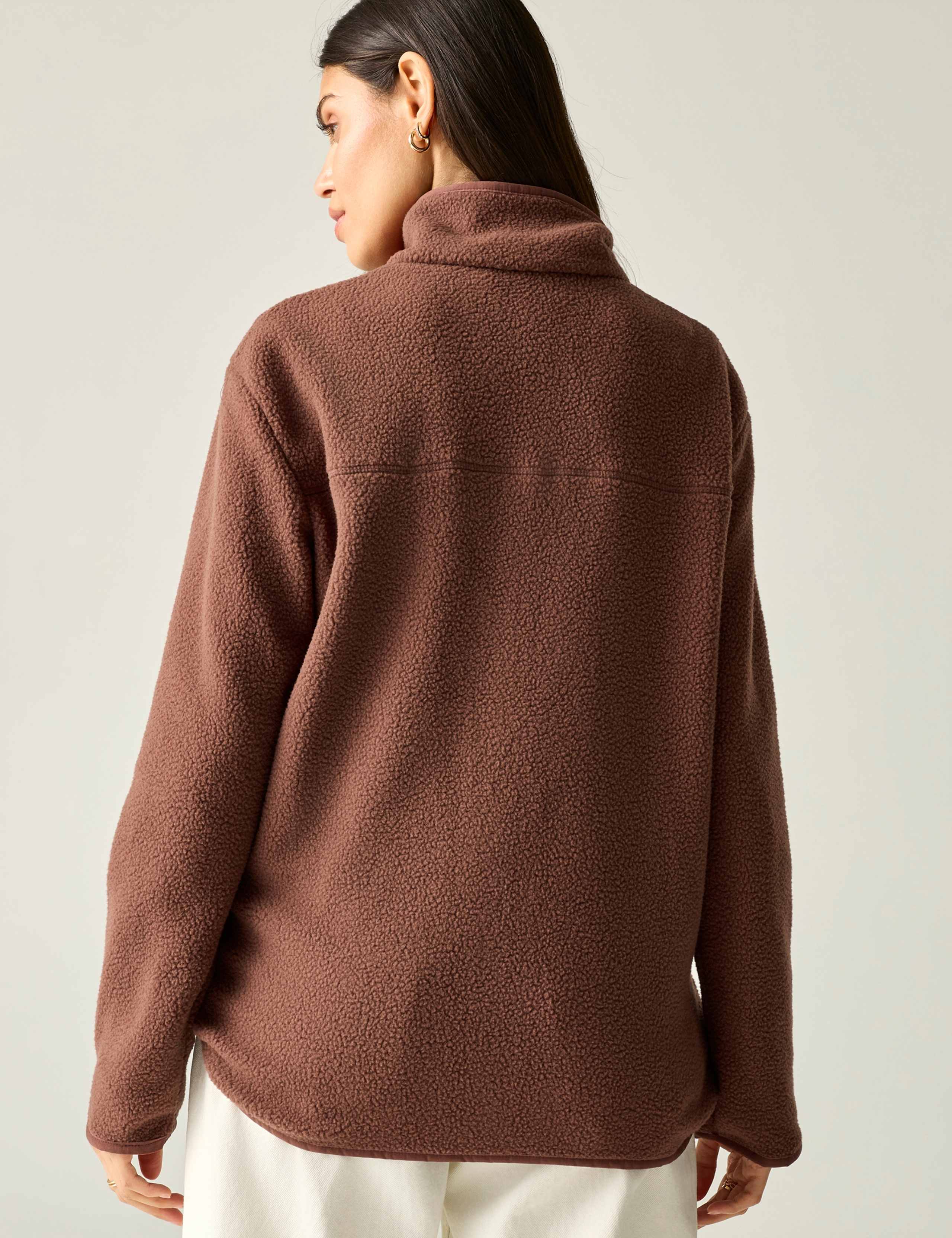 Frankie Borg Funnel Neck Relaxed Sweatshirt 4 of 7