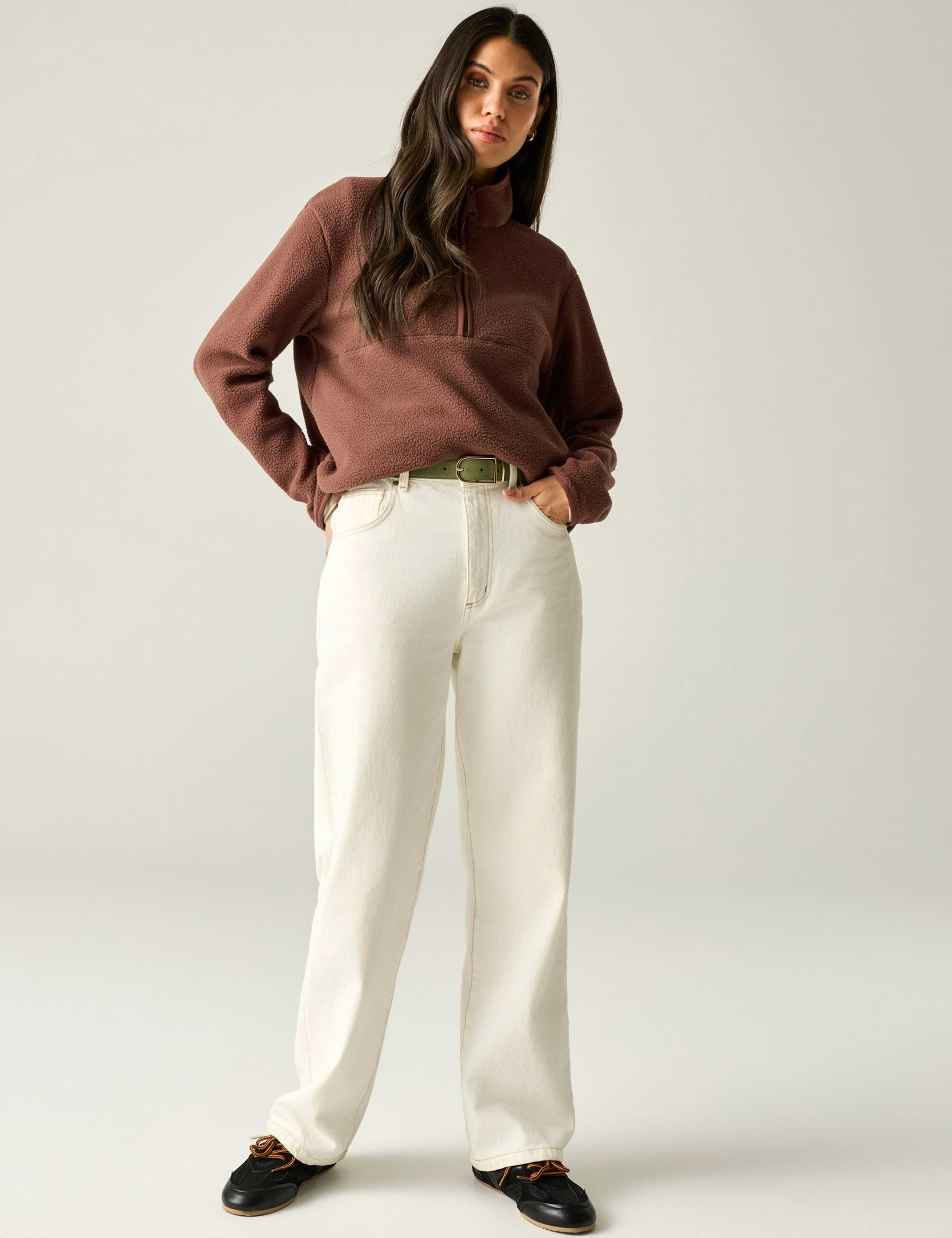 Frankie Borg Funnel Neck Relaxed Sweatshirt 5 of 7