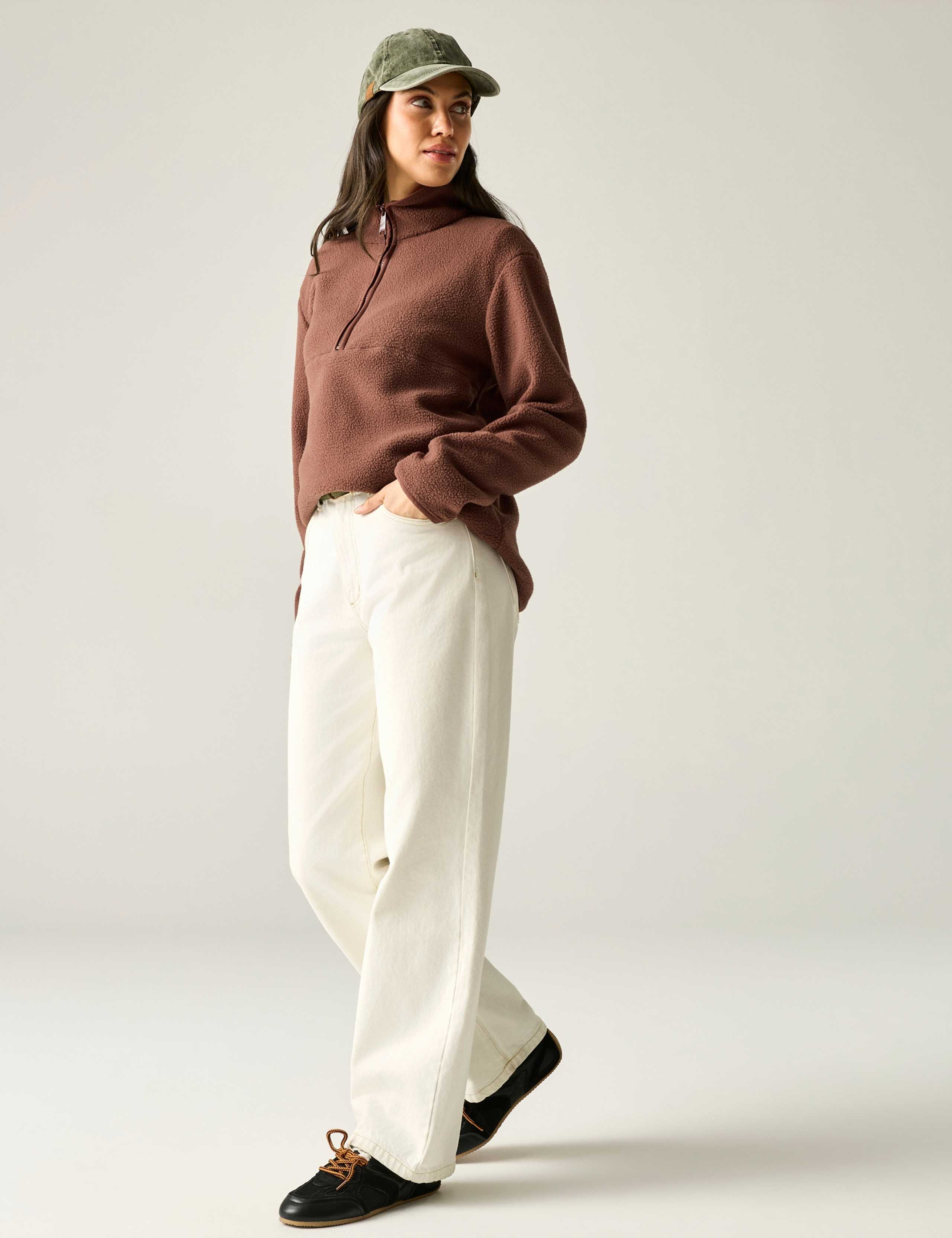 Frankie Borg Funnel Neck Relaxed Sweatshirt 6 of 7
