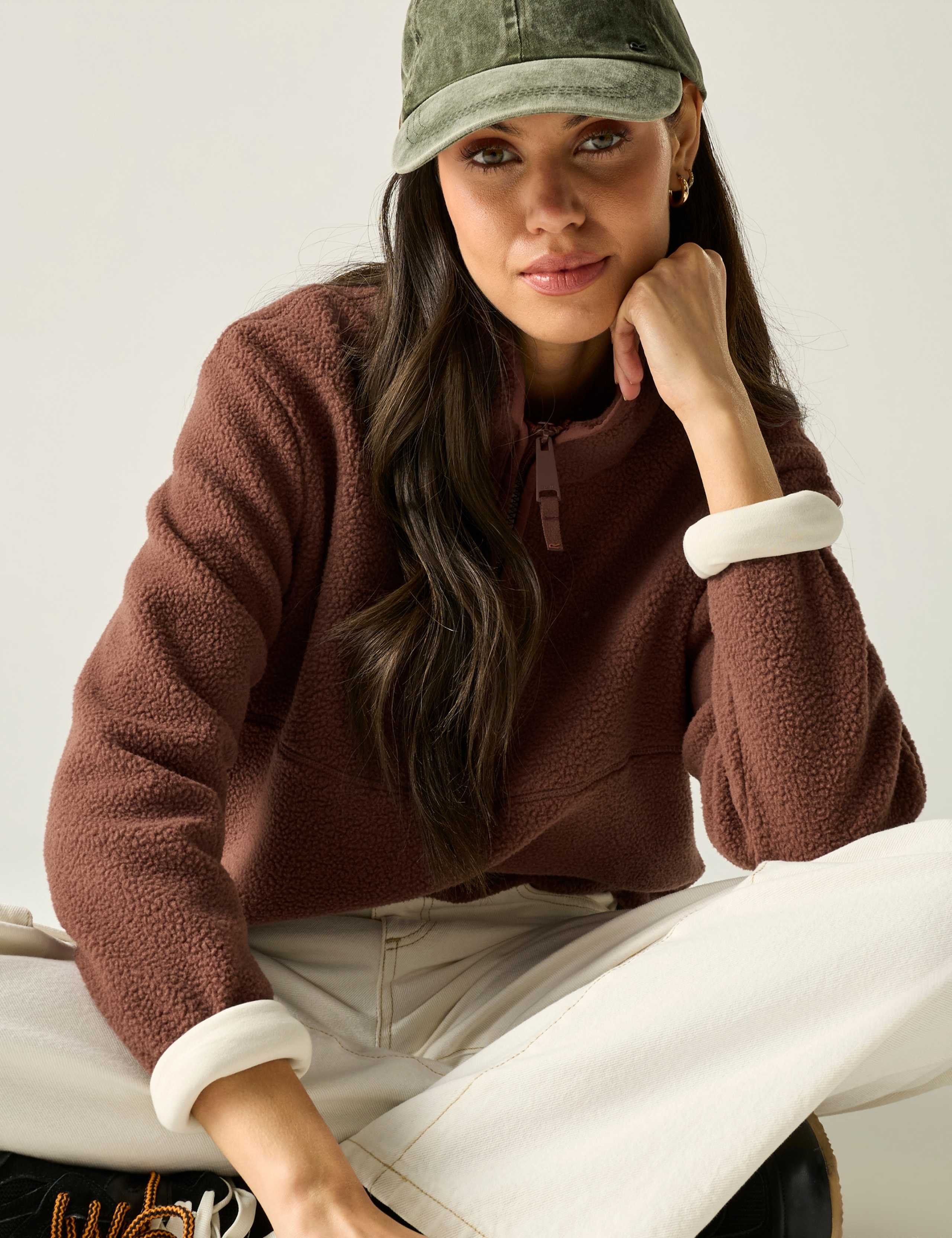 Frankie Borg Funnel Neck Relaxed Sweatshirt 7 of 7