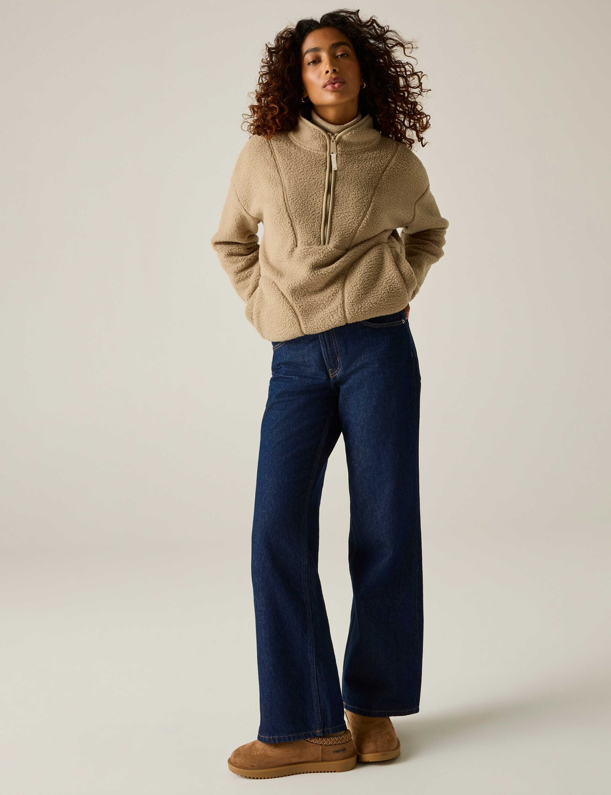 Frankie Borg Funnel Neck Longline Sweatshirt 3 of 7