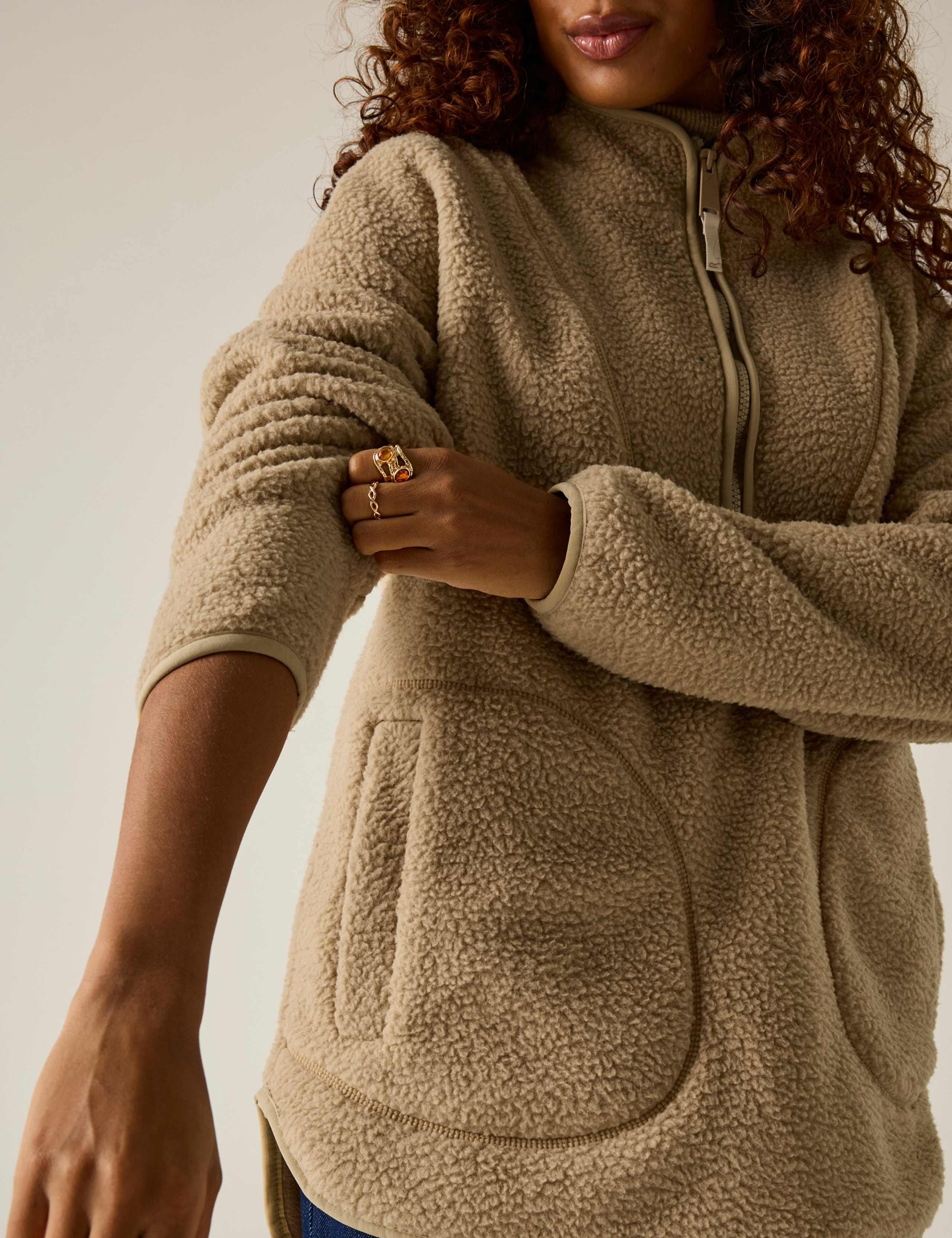 Frankie Borg Funnel Neck Longline Sweatshirt 5 of 7