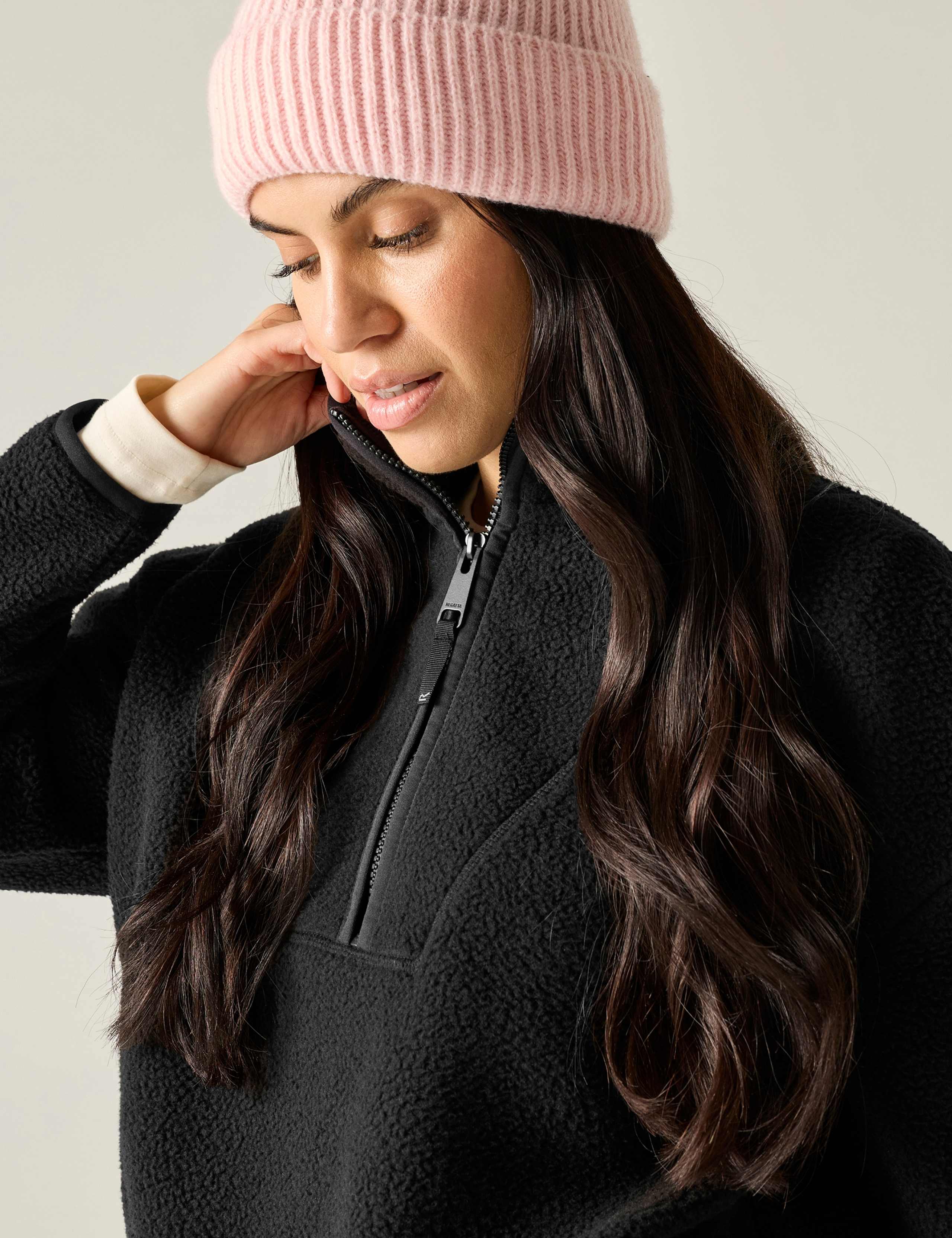 Frankie Borg Funnel Neck Longline Sweatshirt 4 of 7