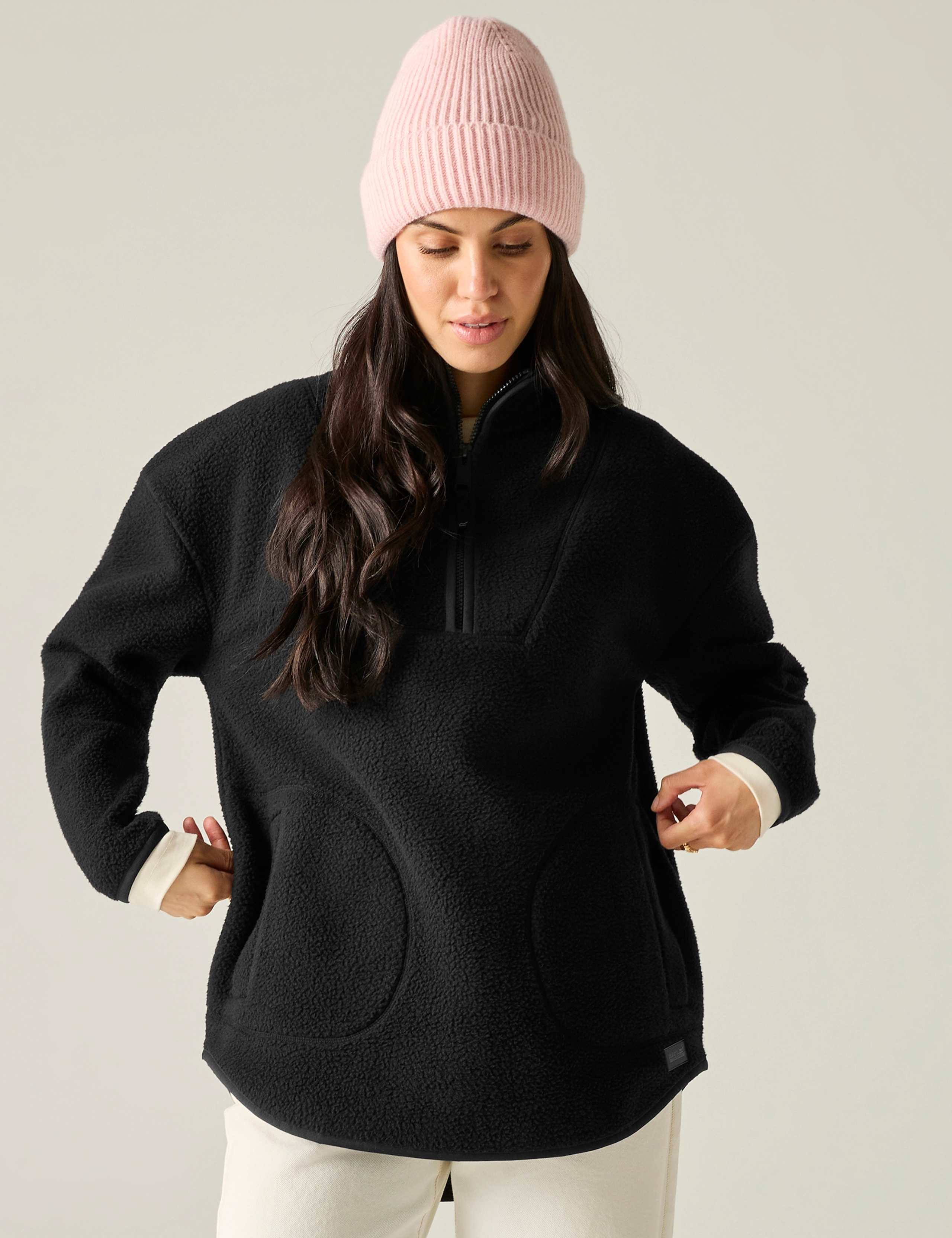 Frankie Borg Funnel Neck Longline Sweatshirt 7 of 7