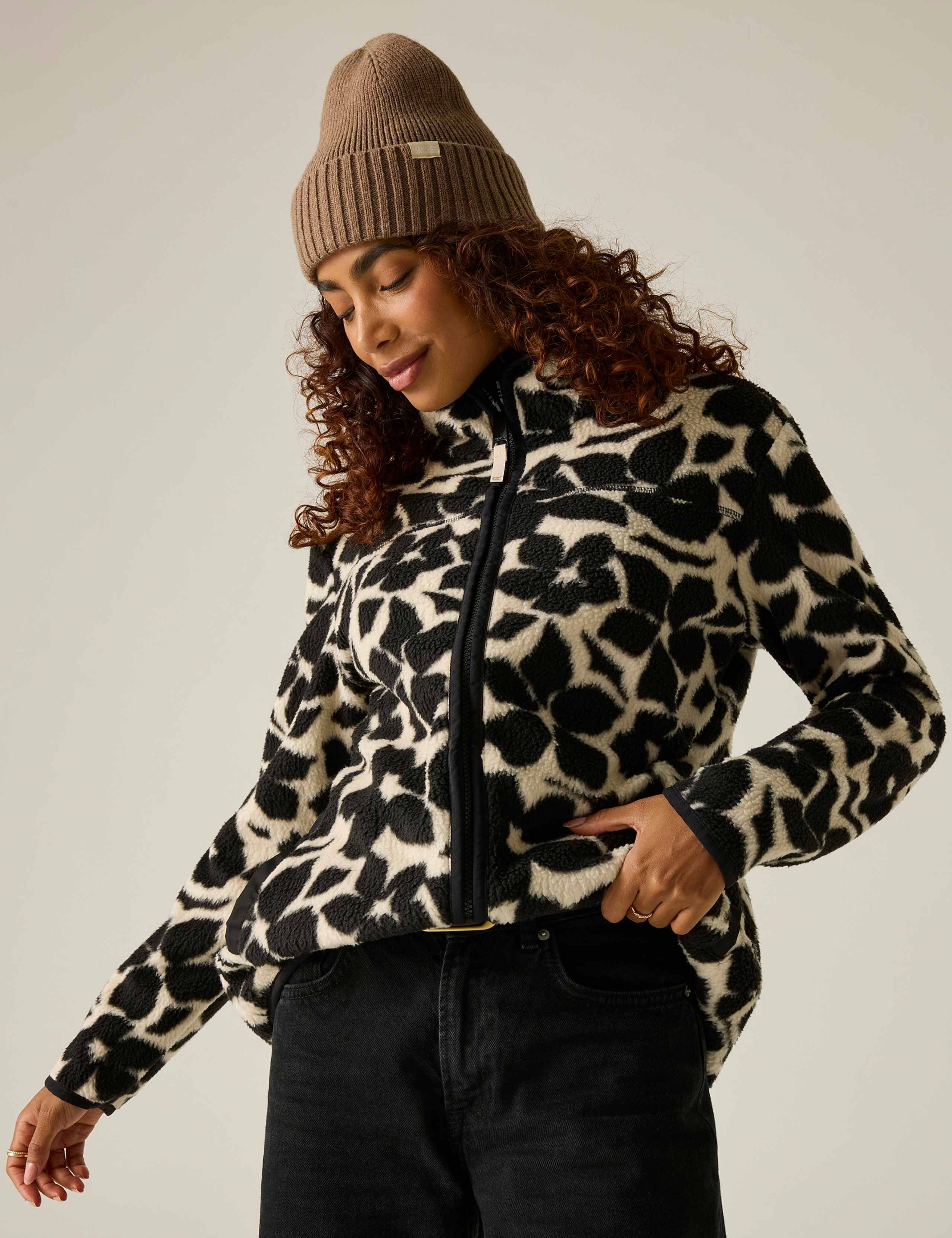 Frankie Floral Borg Fleece Jacket 6 of 8