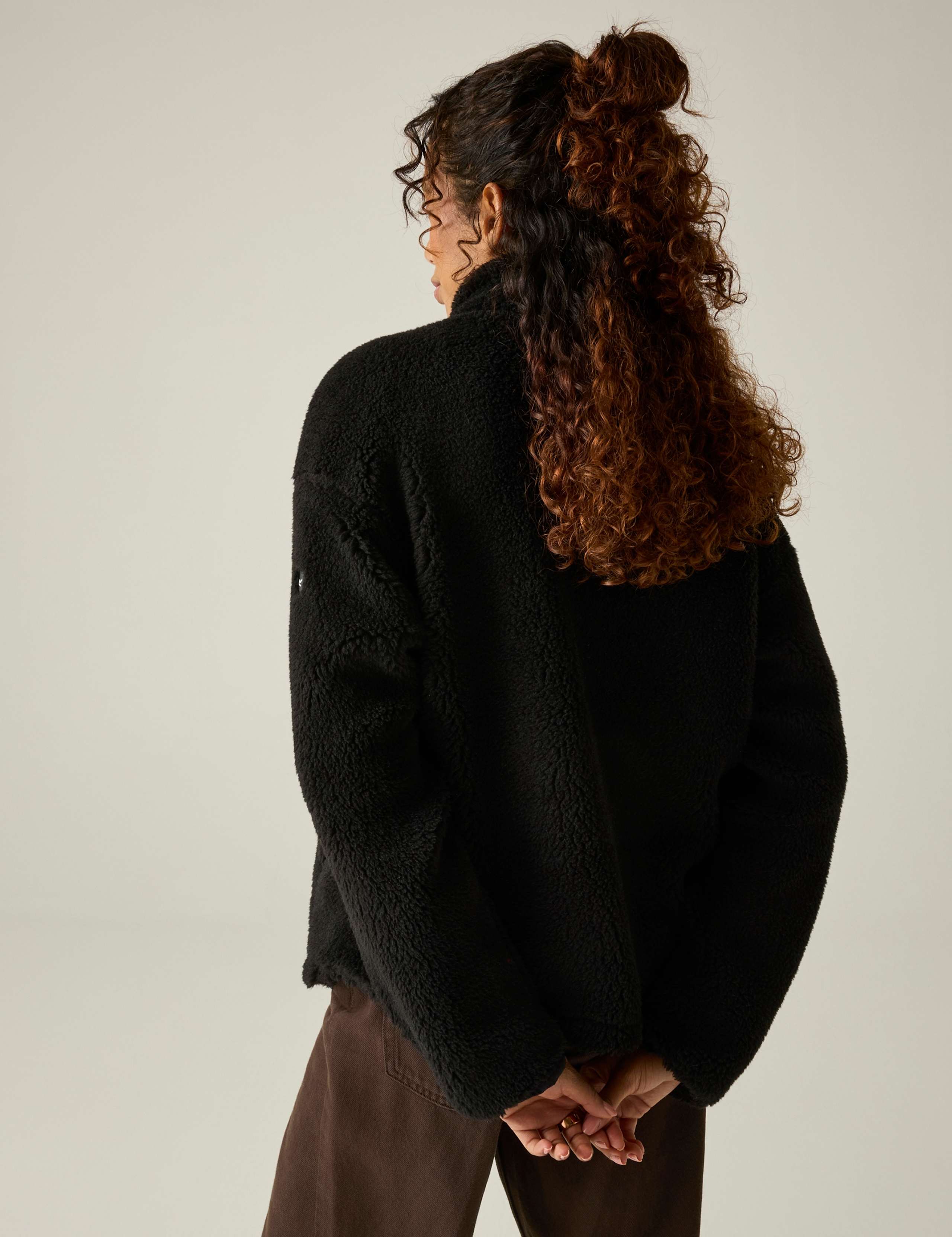 Roswind Funnel Neck Fleece Top 4 of 7
