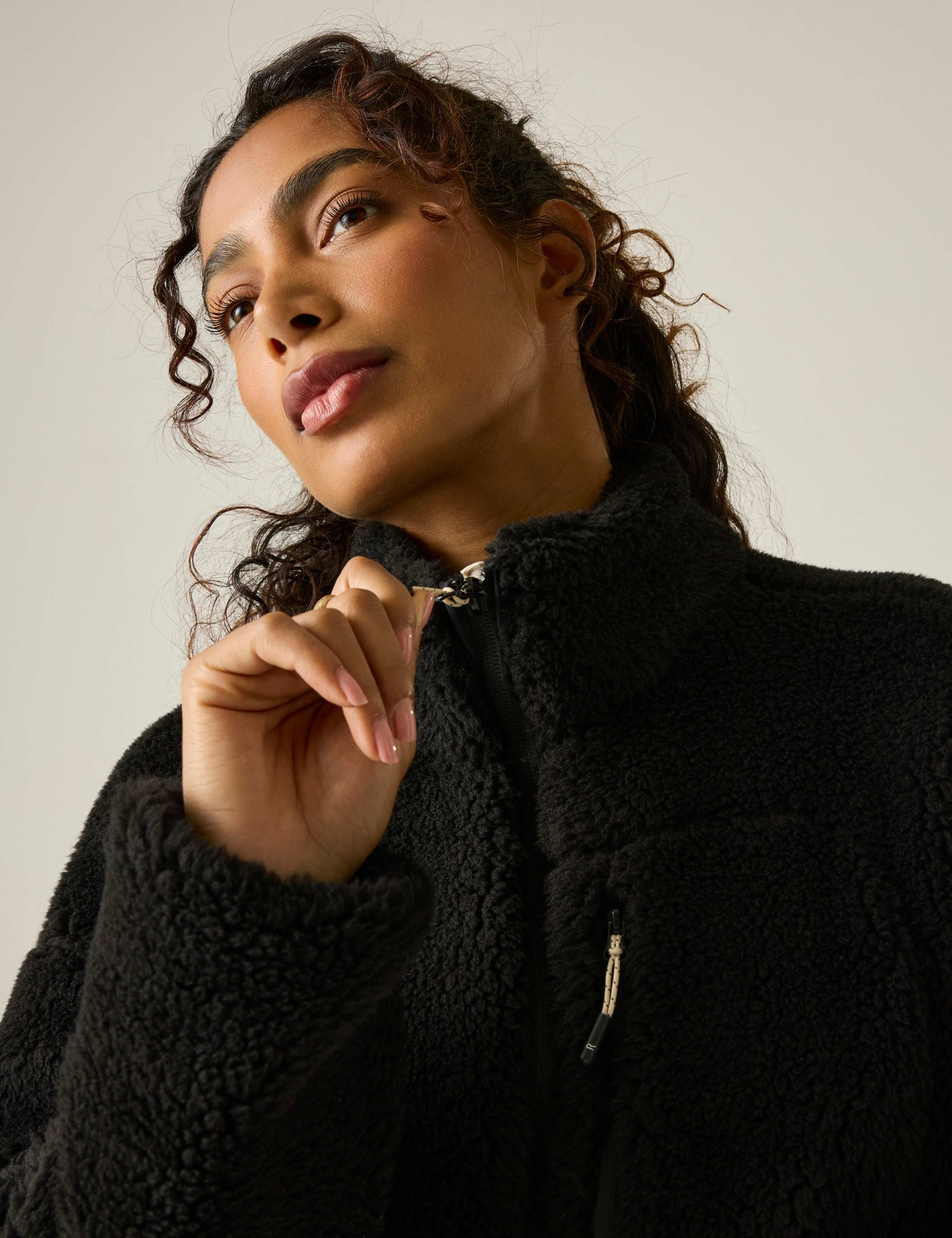 Roswind Funnel Neck Fleece Top 5 of 7