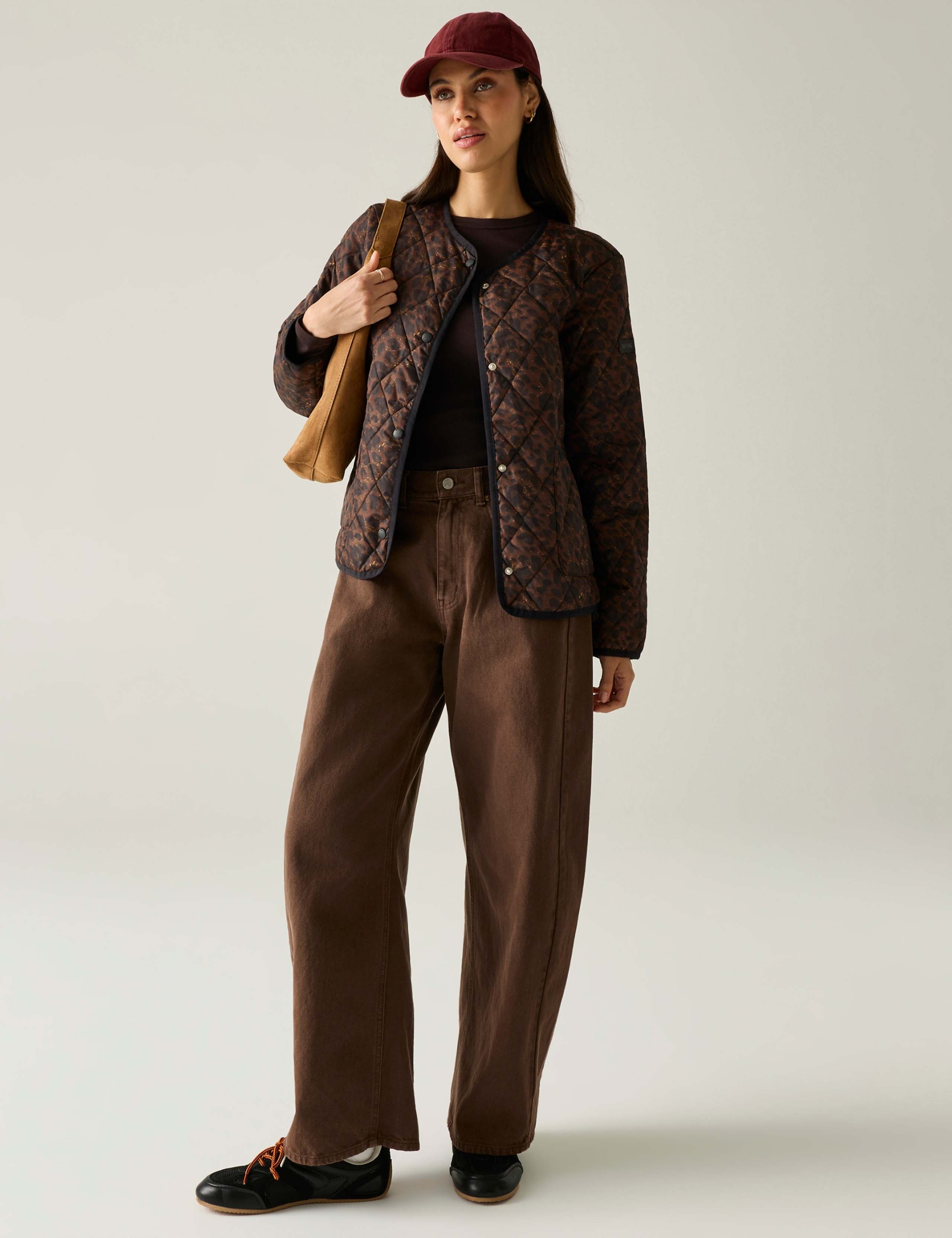 Maia Leopard Print Quilted Jacket 6 of 7