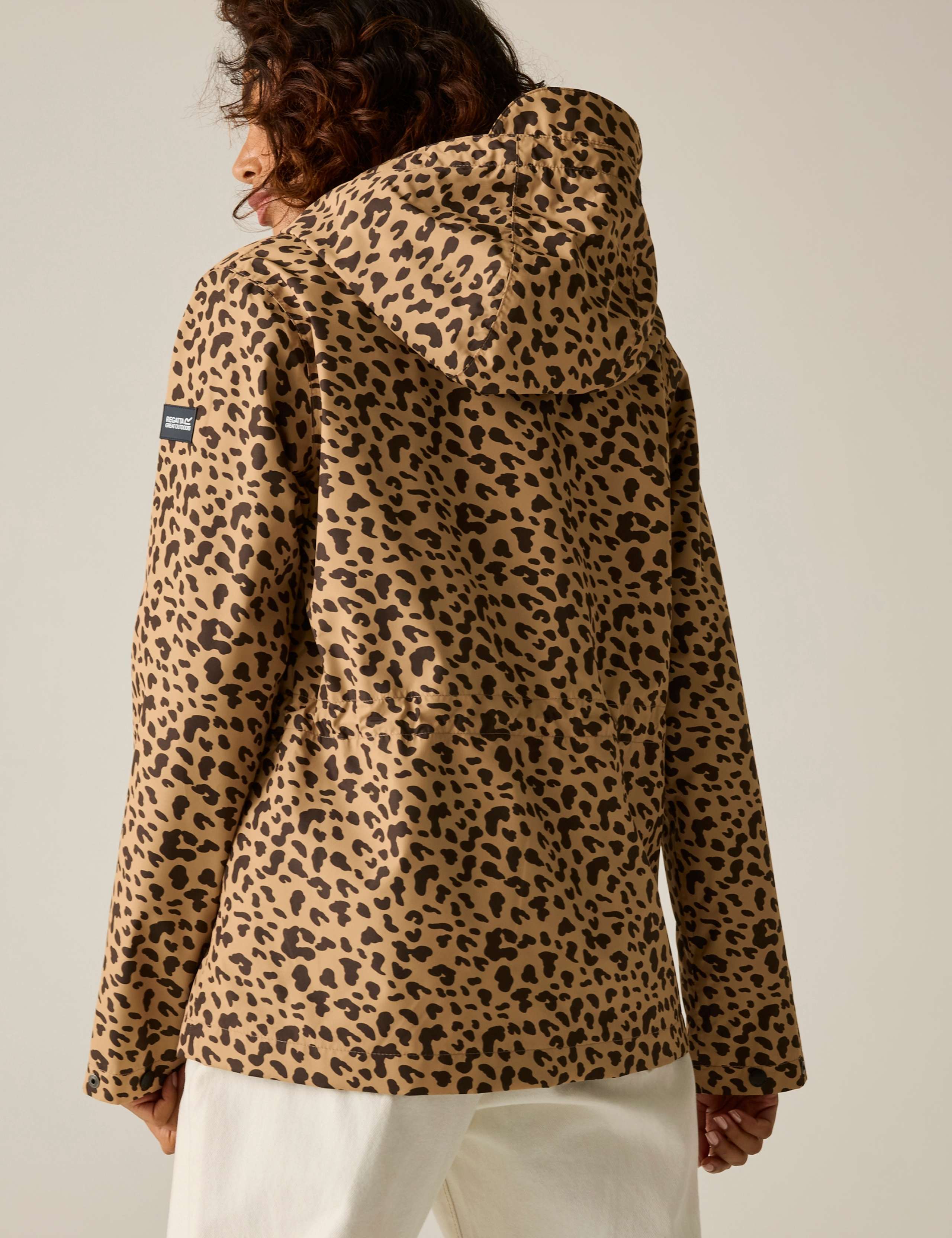 Bayletta Waterproof Leopard Print Hooded Jacket 4 of 7