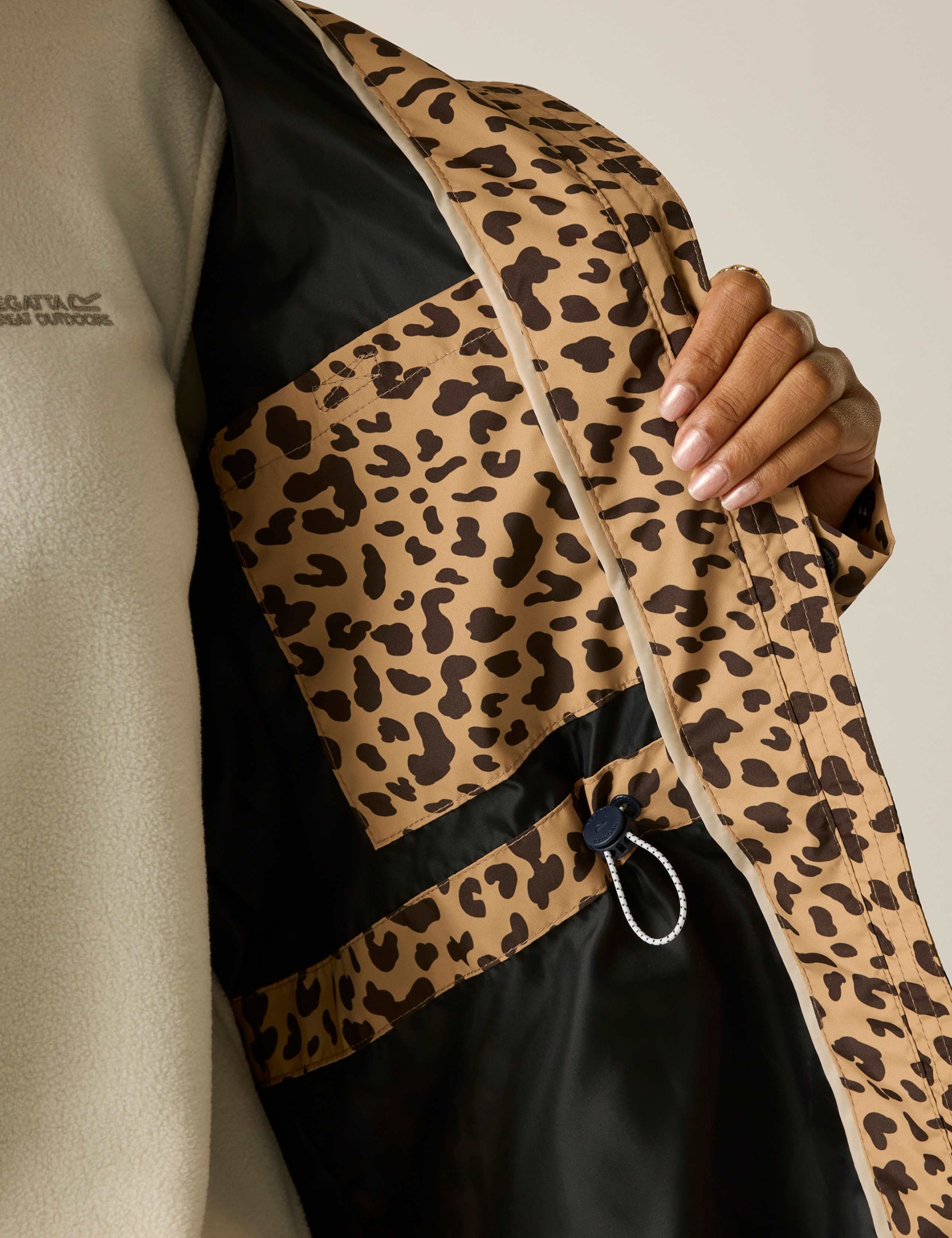 Bayletta Waterproof Leopard Print Hooded Jacket 5 of 7