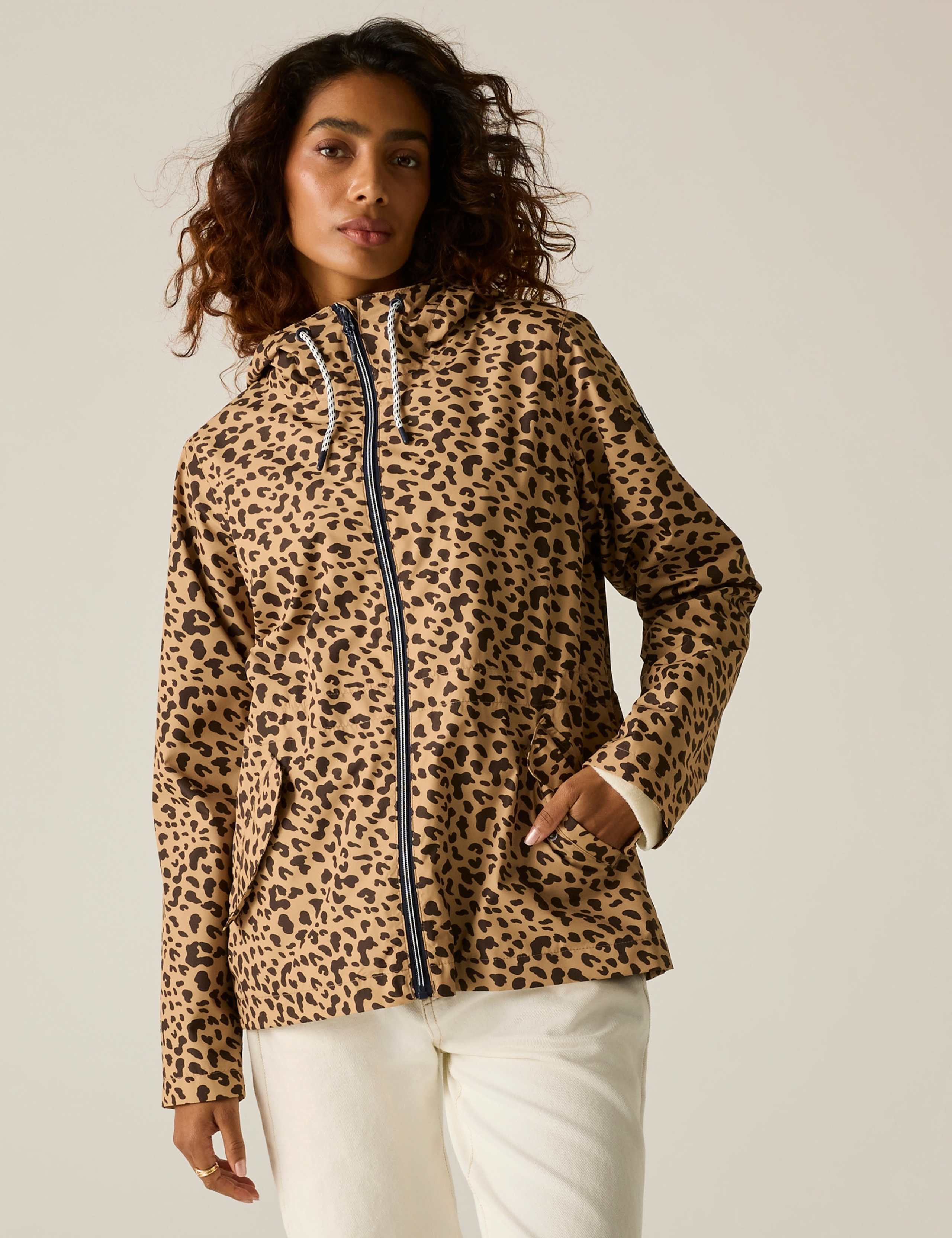 Bayletta Waterproof Leopard Print Hooded Jacket 6 of 7