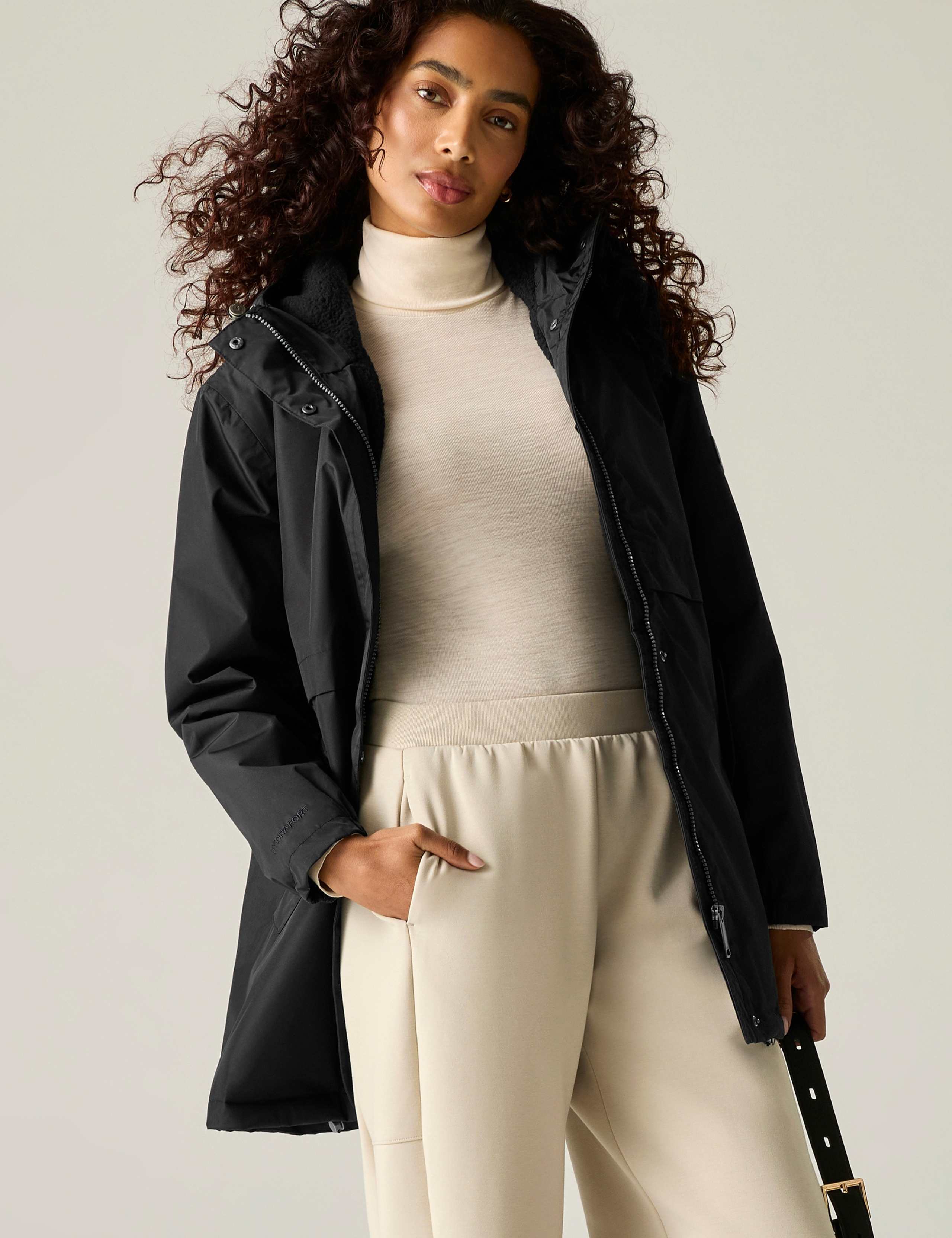 Brielly Waterproof Insulated Hooded Raincoat 1 of 7