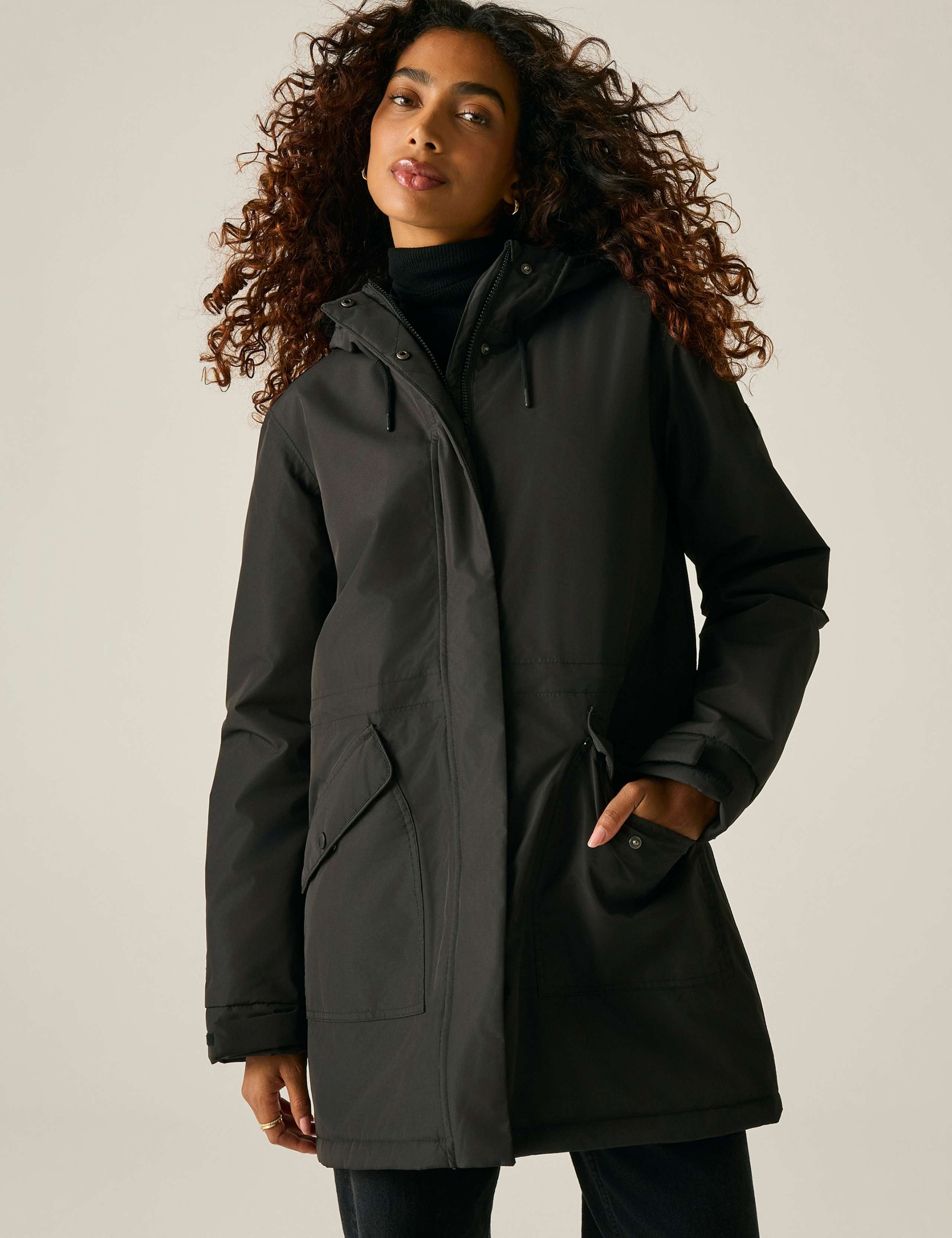 Sophia Waterproof Hooded Padded Jacket 1 of 7