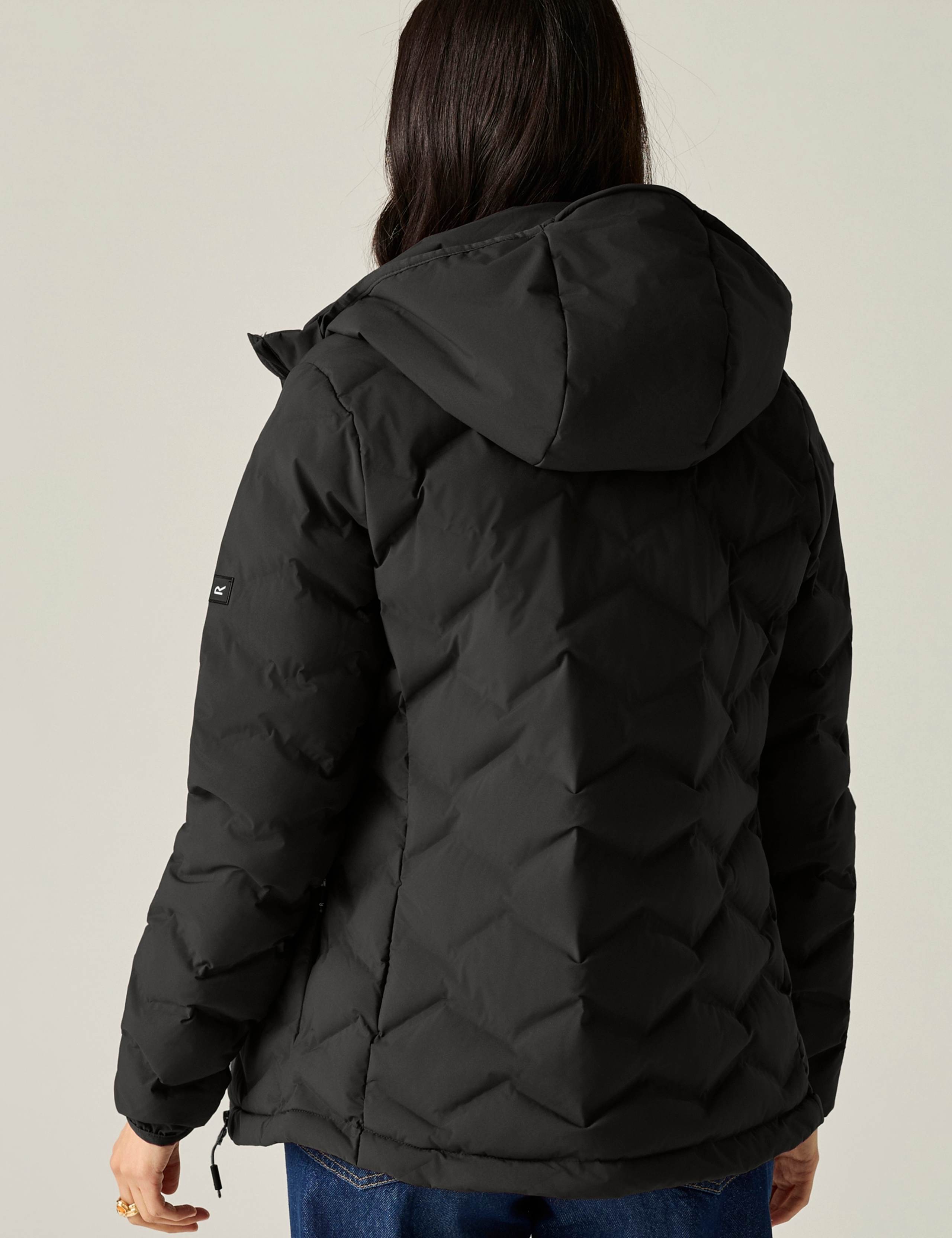 Deyla Water Repellent Hooded Quilted Jacket 4 of 7
