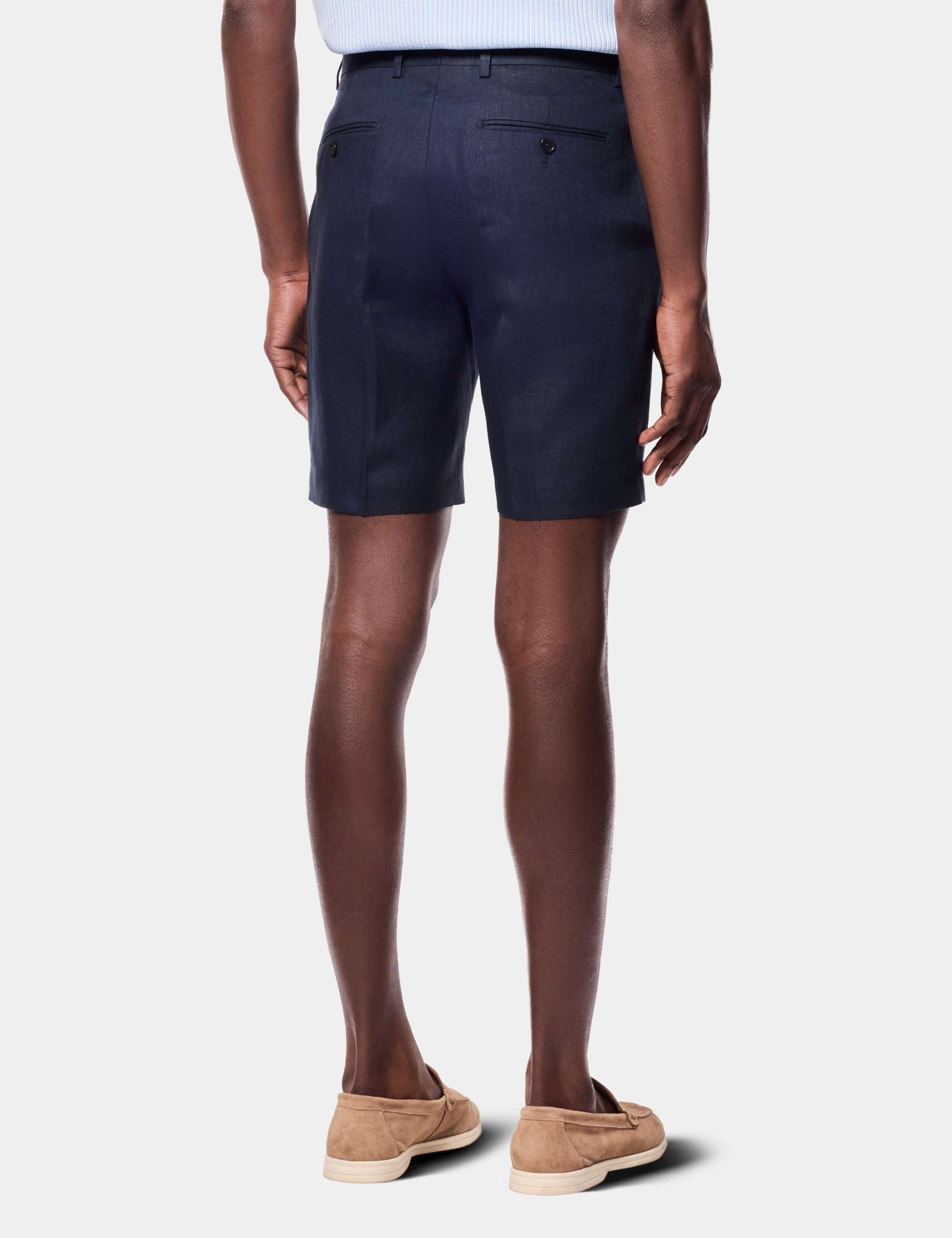 Pure Linen Smart Shorts 2 of 2