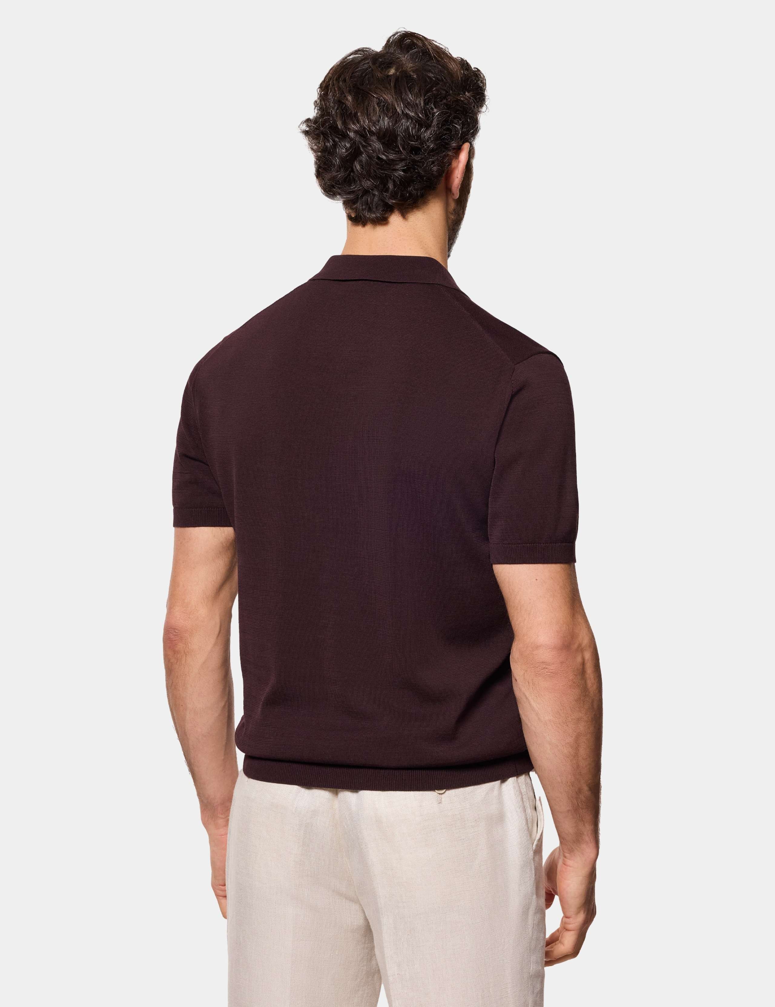 Pure Cotton Open Collar Polo Shirt 3 of 4